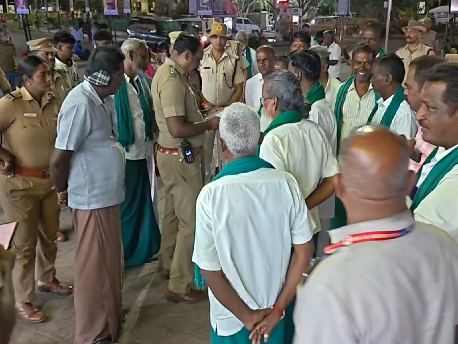 Visual  from the protest site (Photo/ANI)