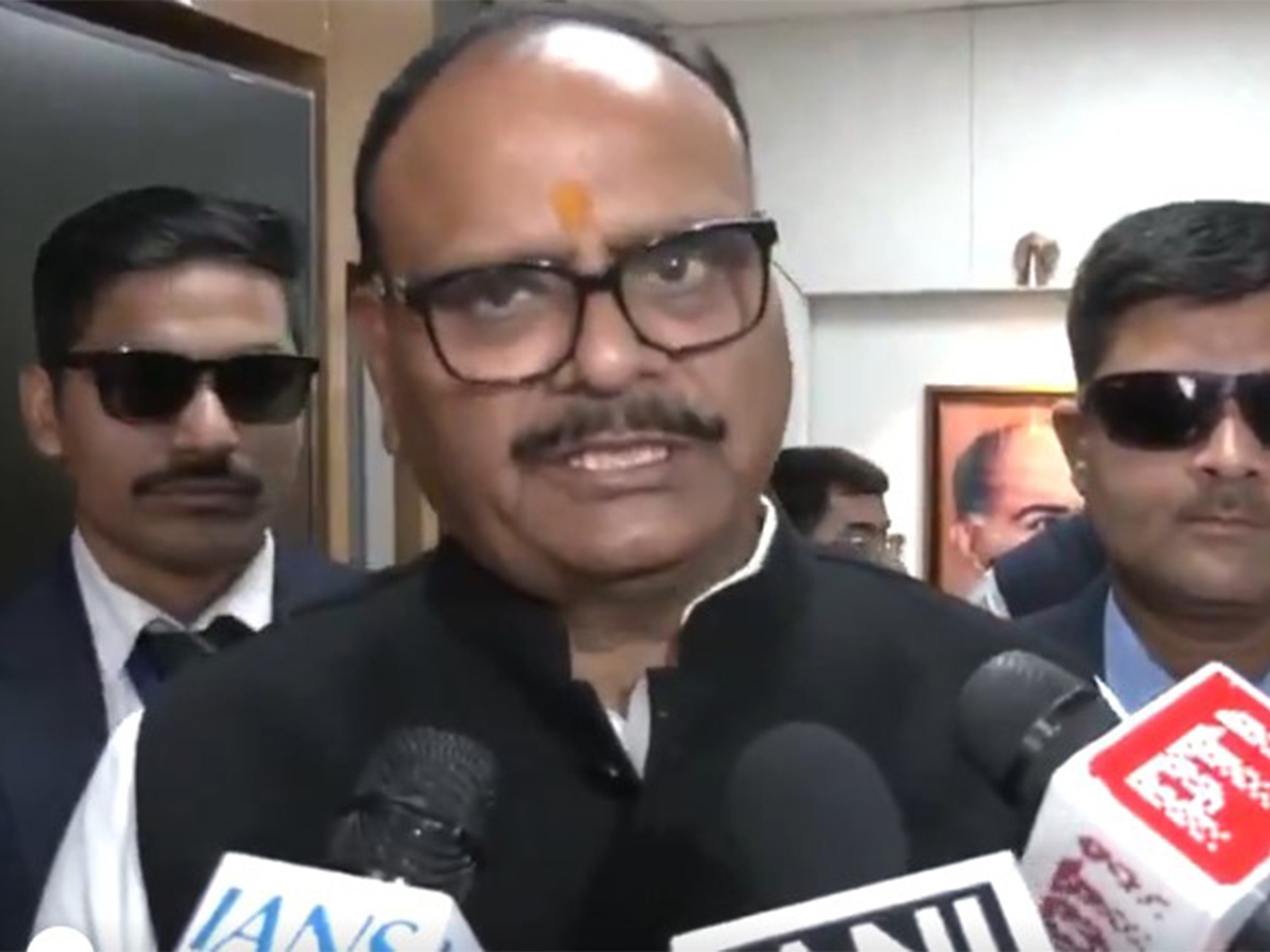 Uttar Pradesh Deputy Chief Minister Brajesh Pathak (Photo/ANI)