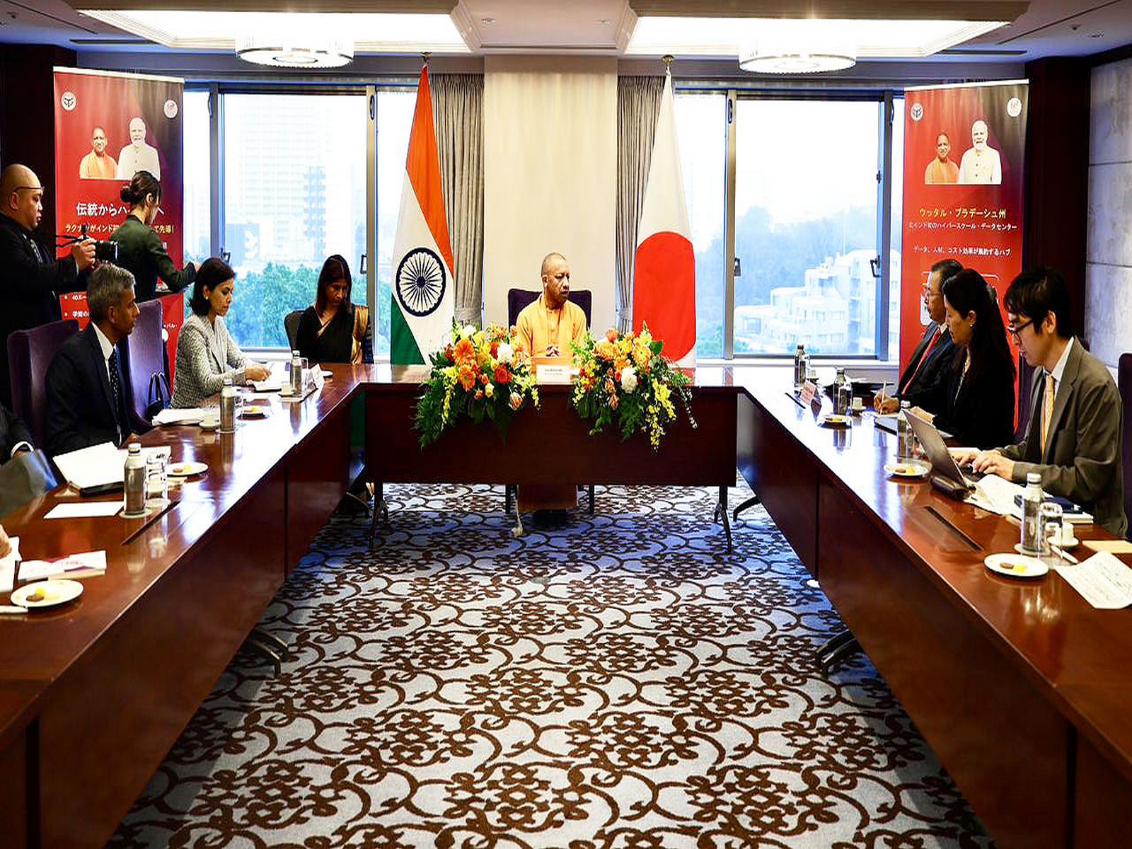 Uttar Pradesh CM Yogi Adityanath in Tokyo (Photo/X @myogiadityanath)