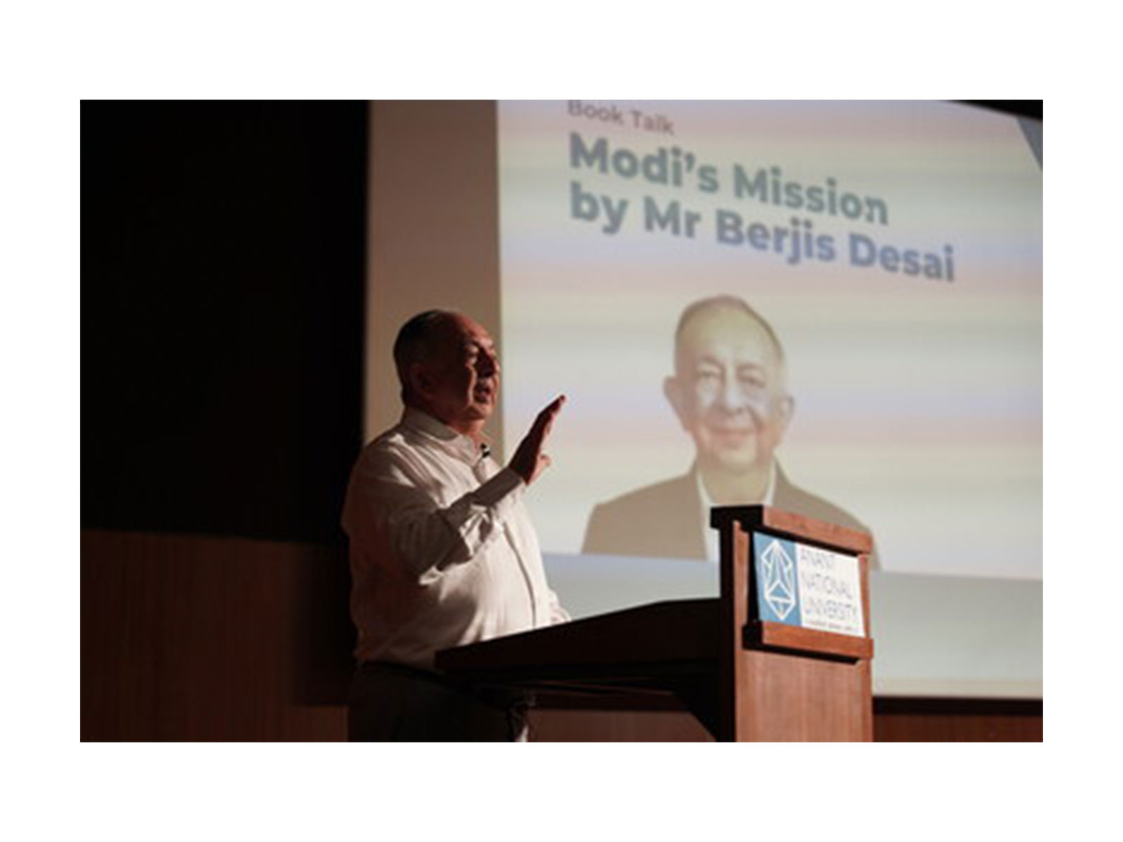 Anant National University Hosts a Special Author Talk by Berjis Desai on His Latest Book Modi’s Mission