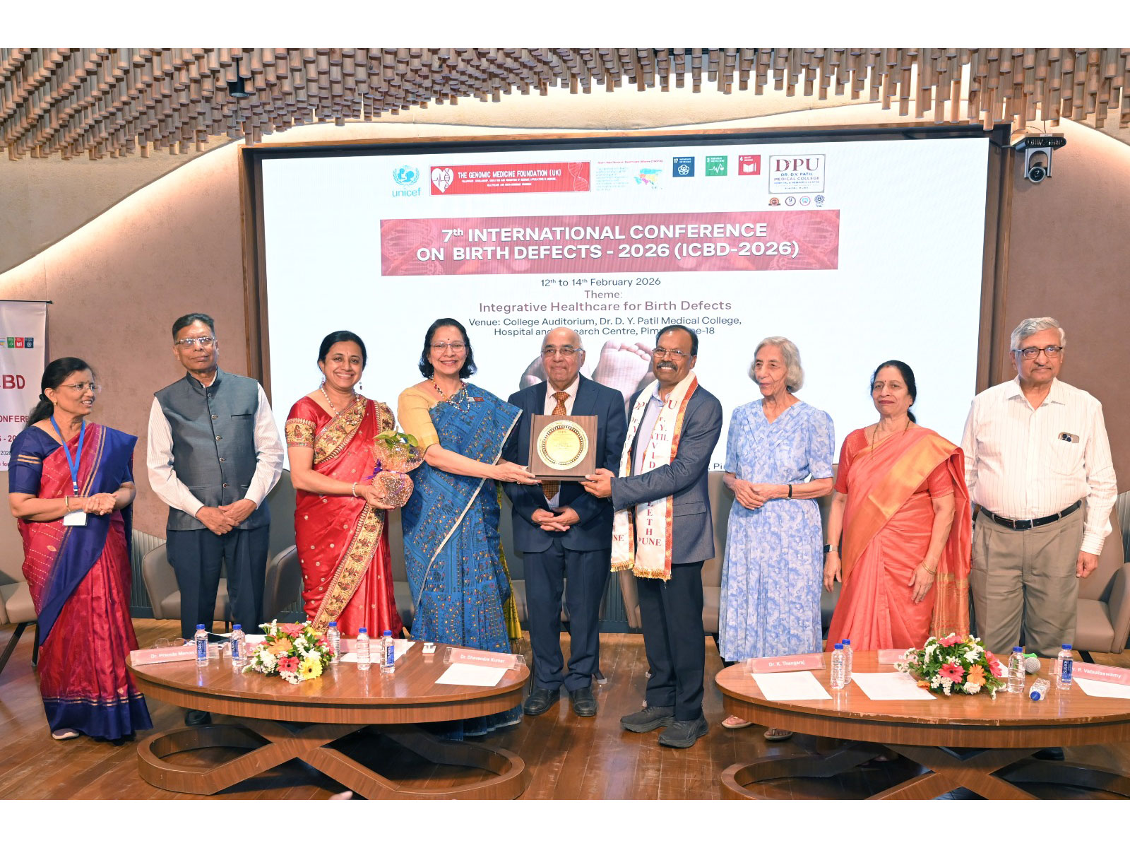 Dignitaries and global experts at the 7th International Conference on Birth Defects