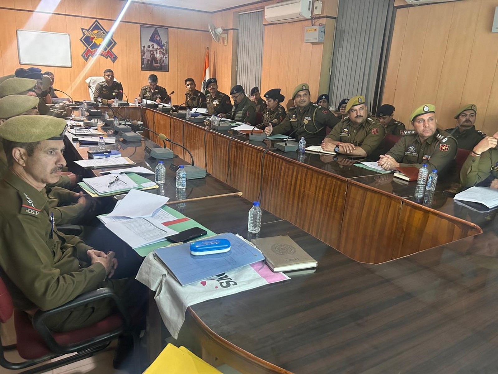 Ops-cum-Crime Review Meeting at DPL Udhampur (photo/Udhampur Police)