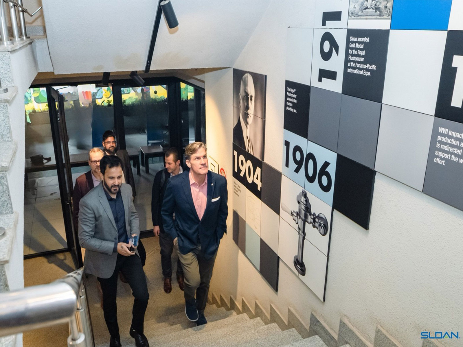 Jim Allen, Sloan President & CEO with Anil Sawhney, Managing Director, Sloan India 