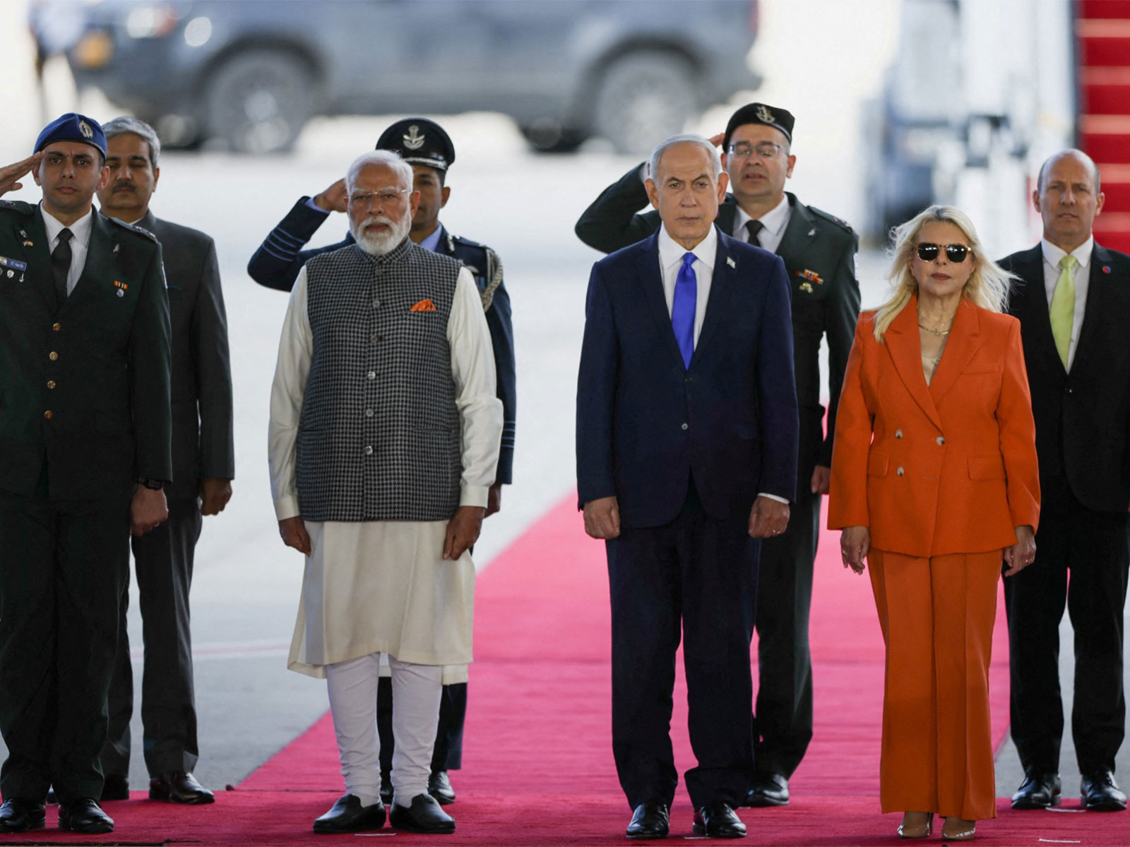 PM Modi receives Guard of Honour in Israel (Photo/ Reuters)