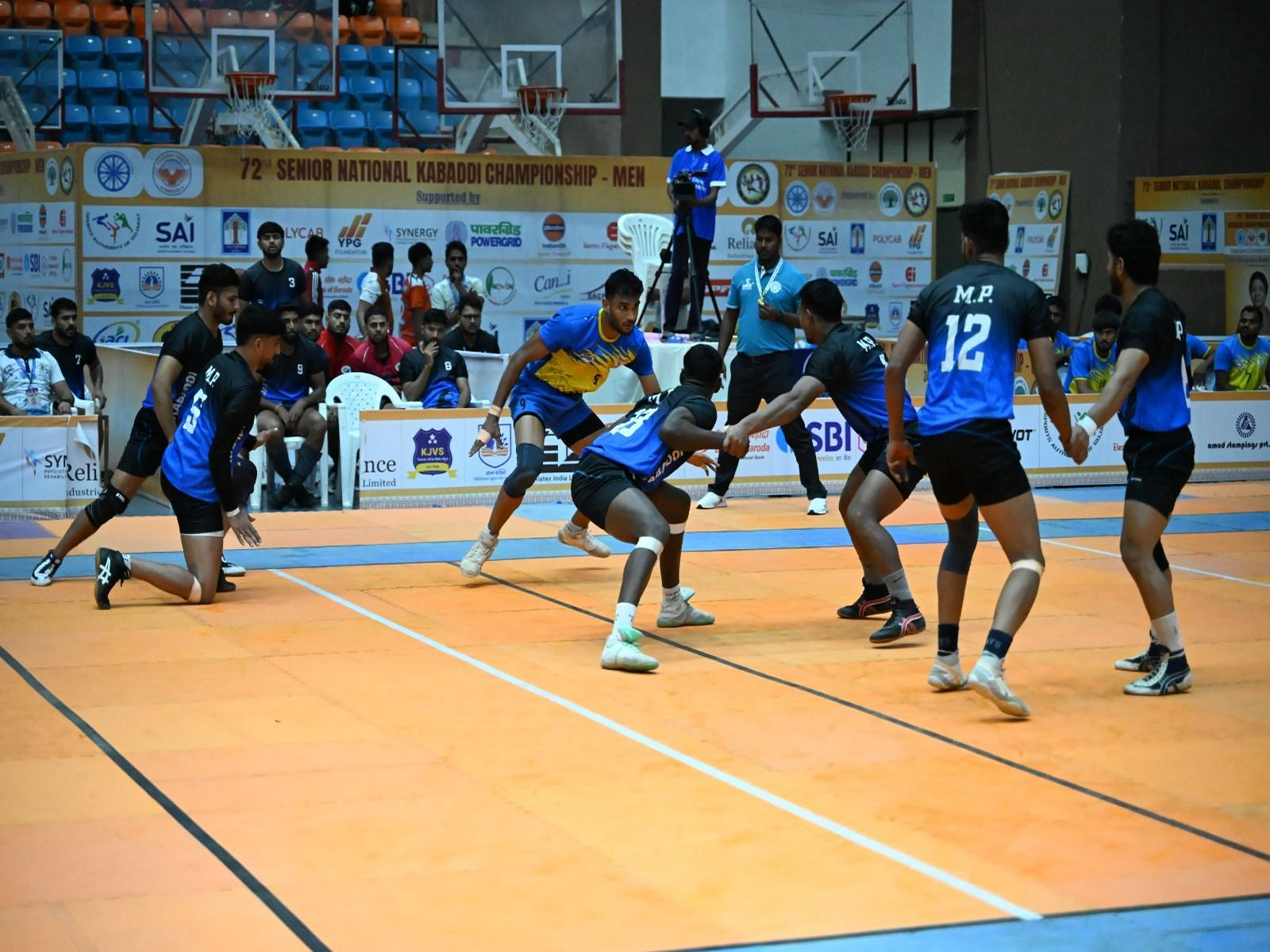 Kabaddi players in action (Photo: Senior Nationals Men’s Kabaddi Championship)