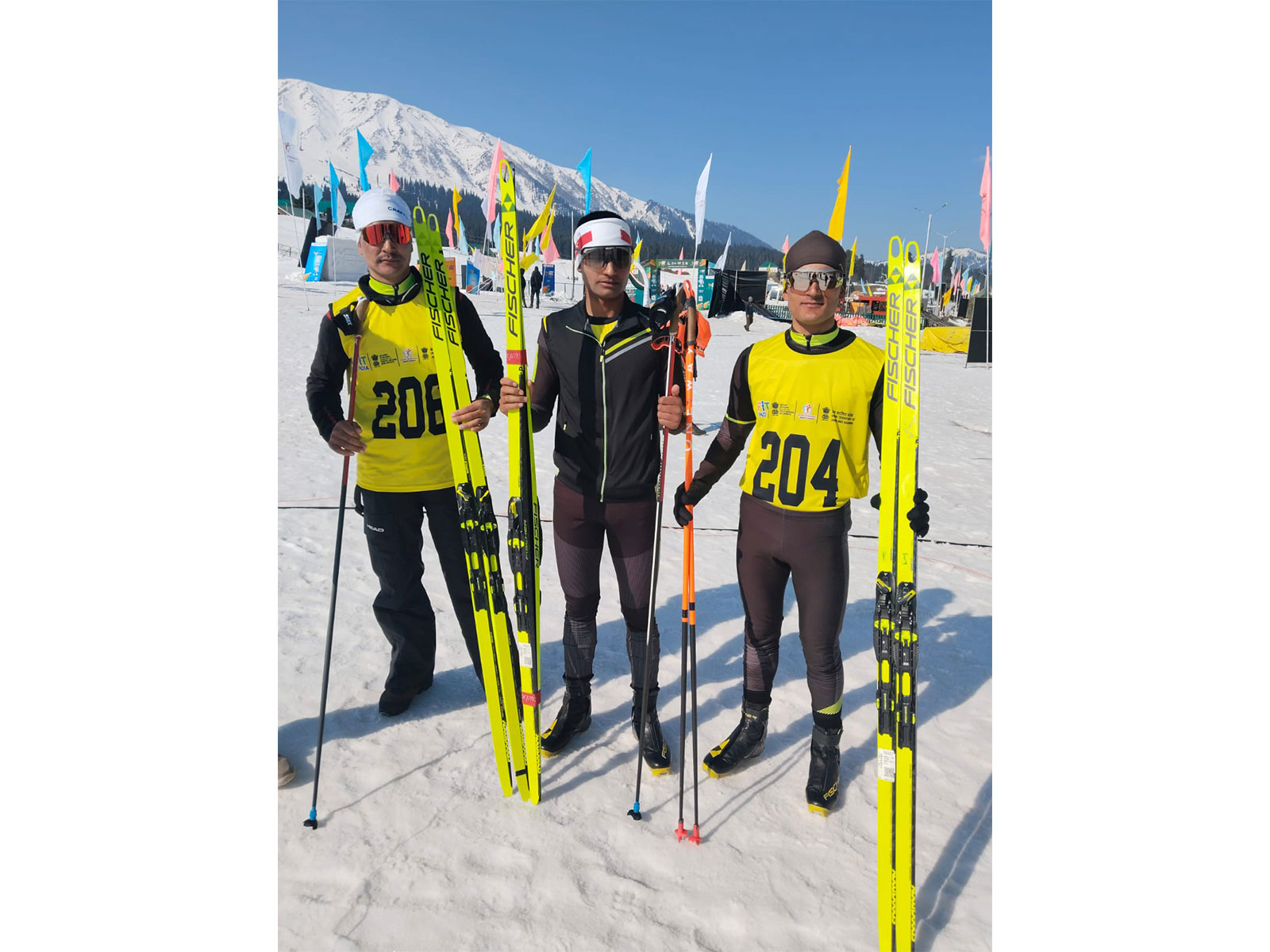 Medalists from Nordic skiing competition. (Photo: SAI Media)
