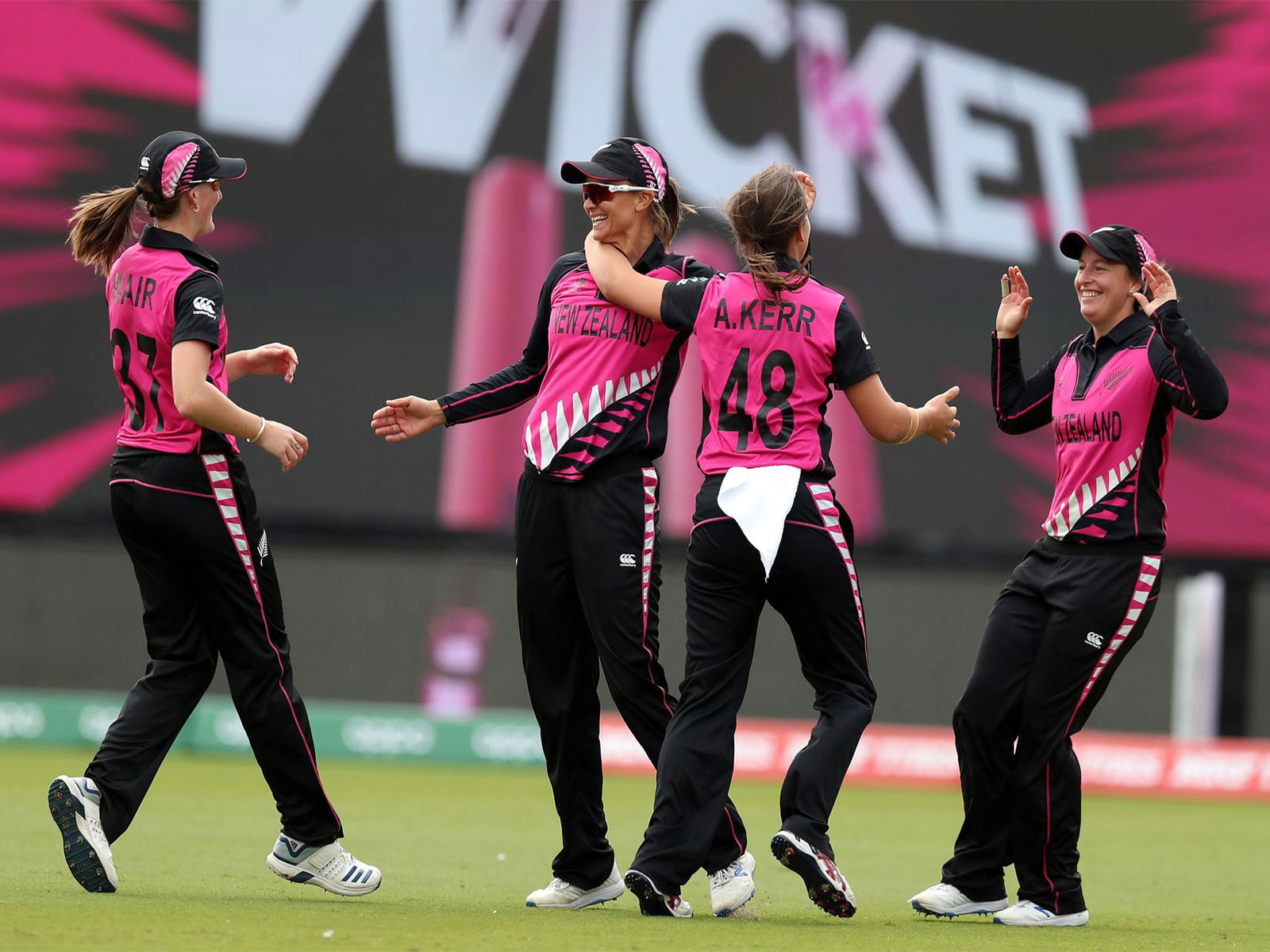 New Zealand Women players celebrating (File Photo: ANI)
