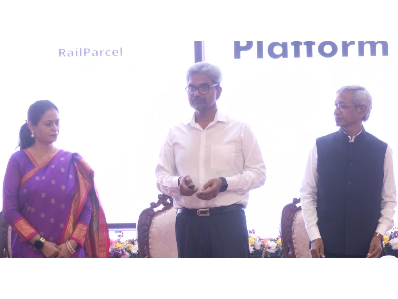 South Central Railway launches pilot project of 'Rail Parcel App (Photo/ANI)