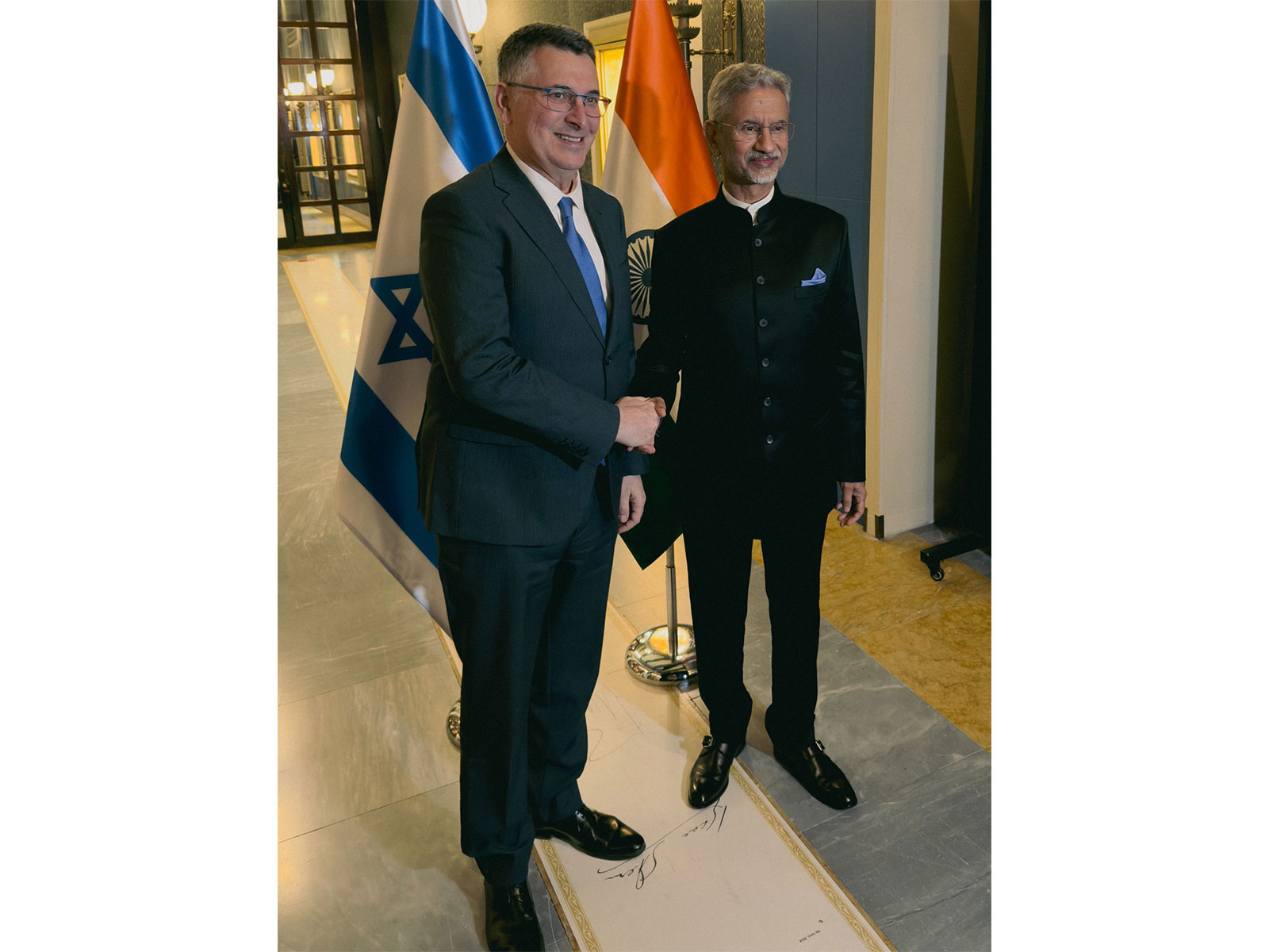 External Affairs Minister S Jaishankar and Israeli Foreign Minister Gideon Saar (Photo/X@DrSJaishankar)