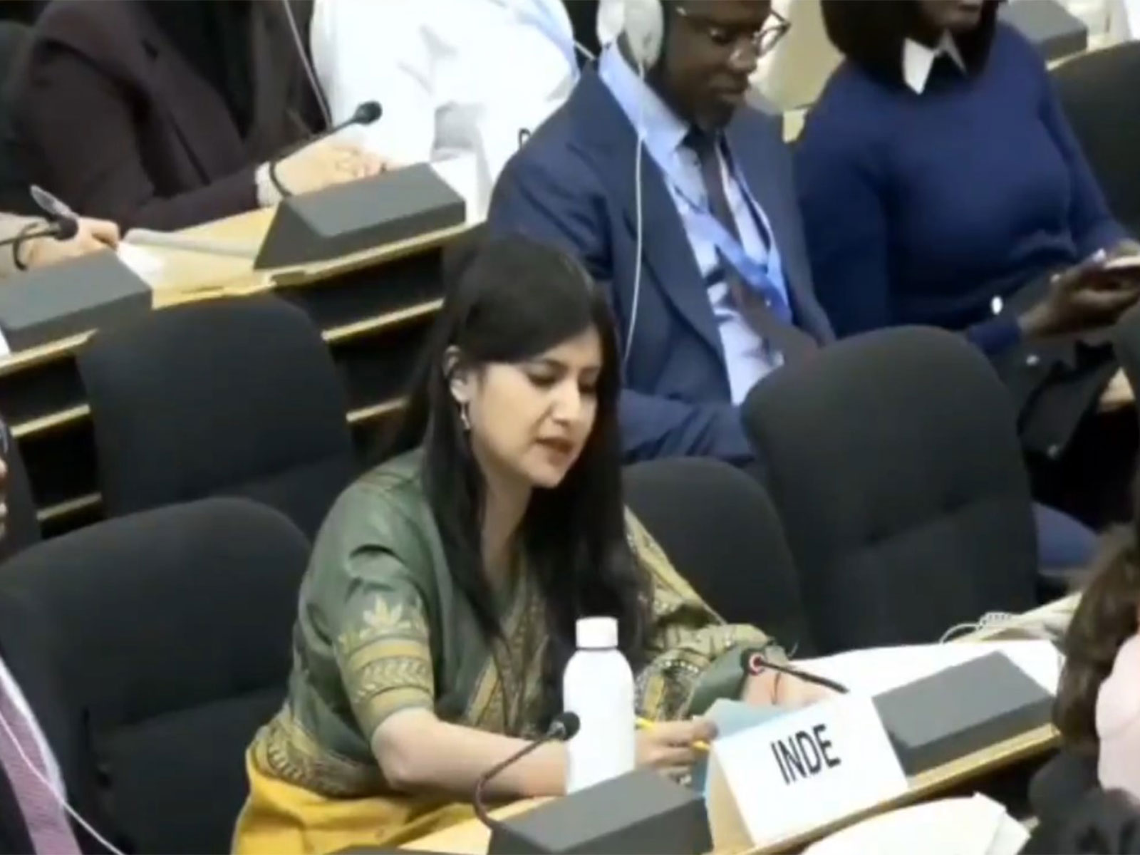Indian Diplomat Anupama Singh at 61st Session of UNHRC (Photo/Youtube/UNHRC)