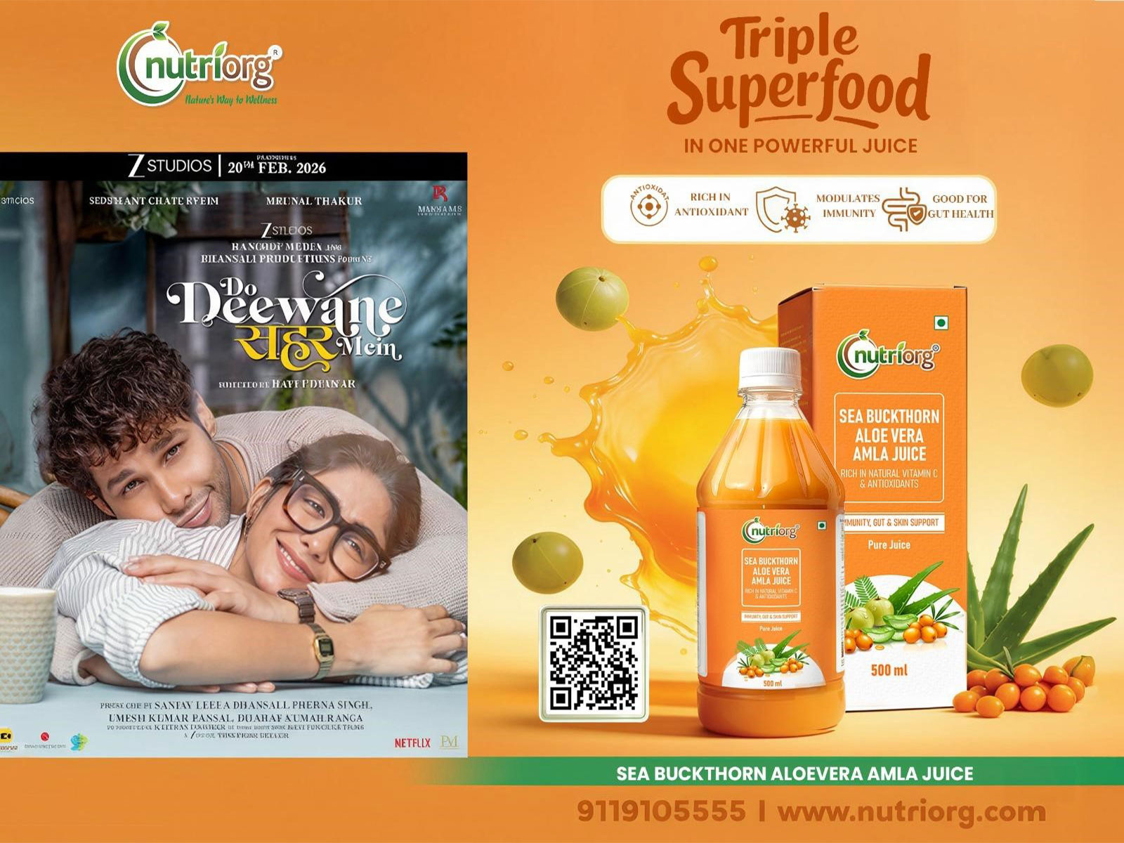 Nutriorg Launches Triple Superfood Juice on Maha Shivratri, Championing Mindful Living and Certified Organic Wellness
