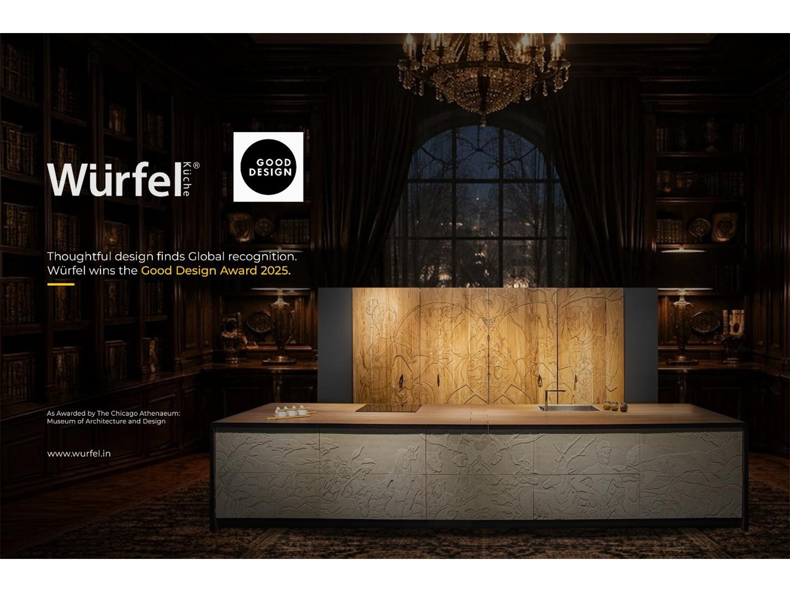 Würfel Makes History as the First Indian Modular Kitchen Brand to Win the Prestigious Good Design Award