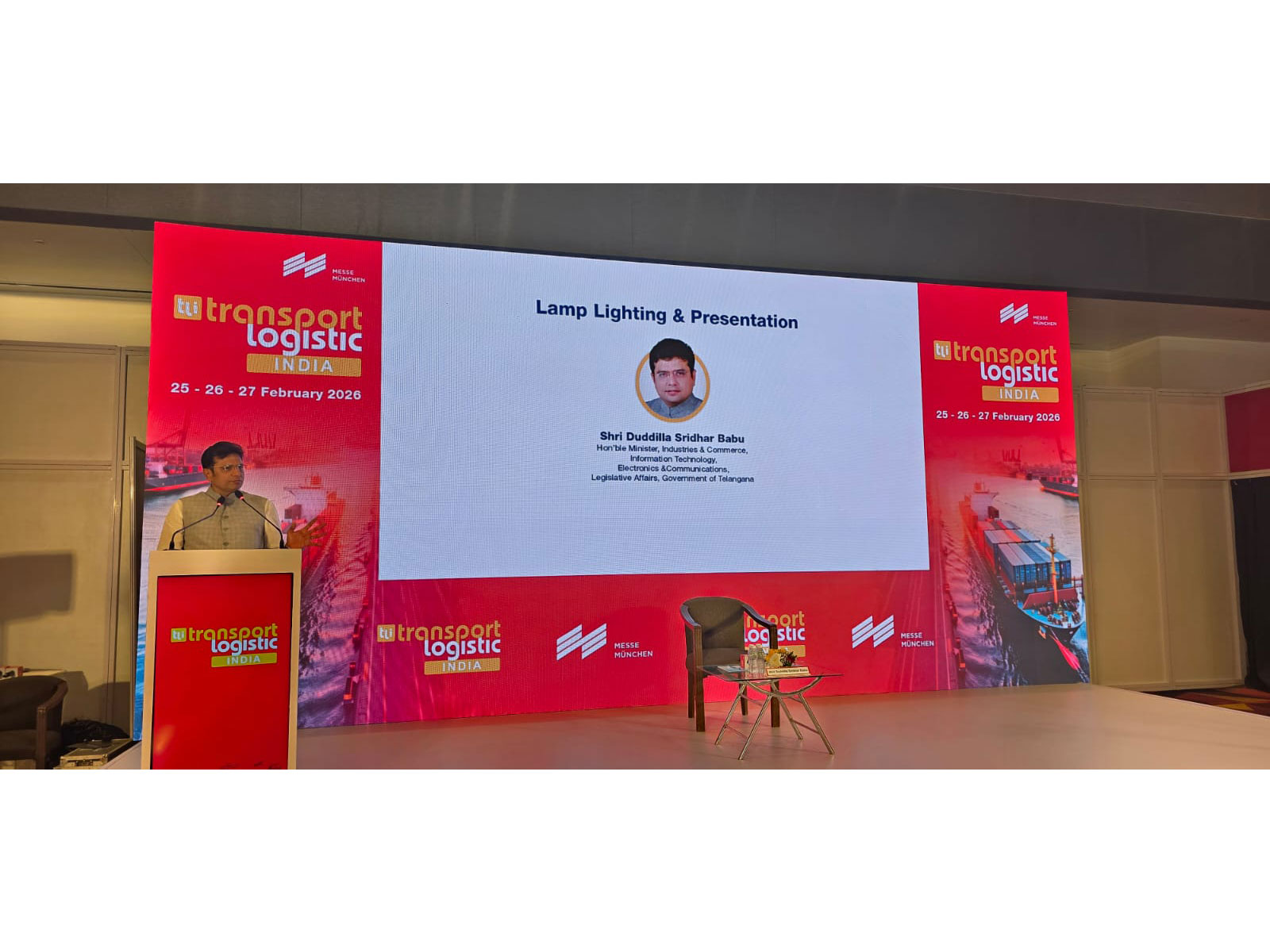 Telangana IT and Industries Minister D Sridhar Babu (Photp/ PRO of  Sridhar Babu, Telangana Minister)