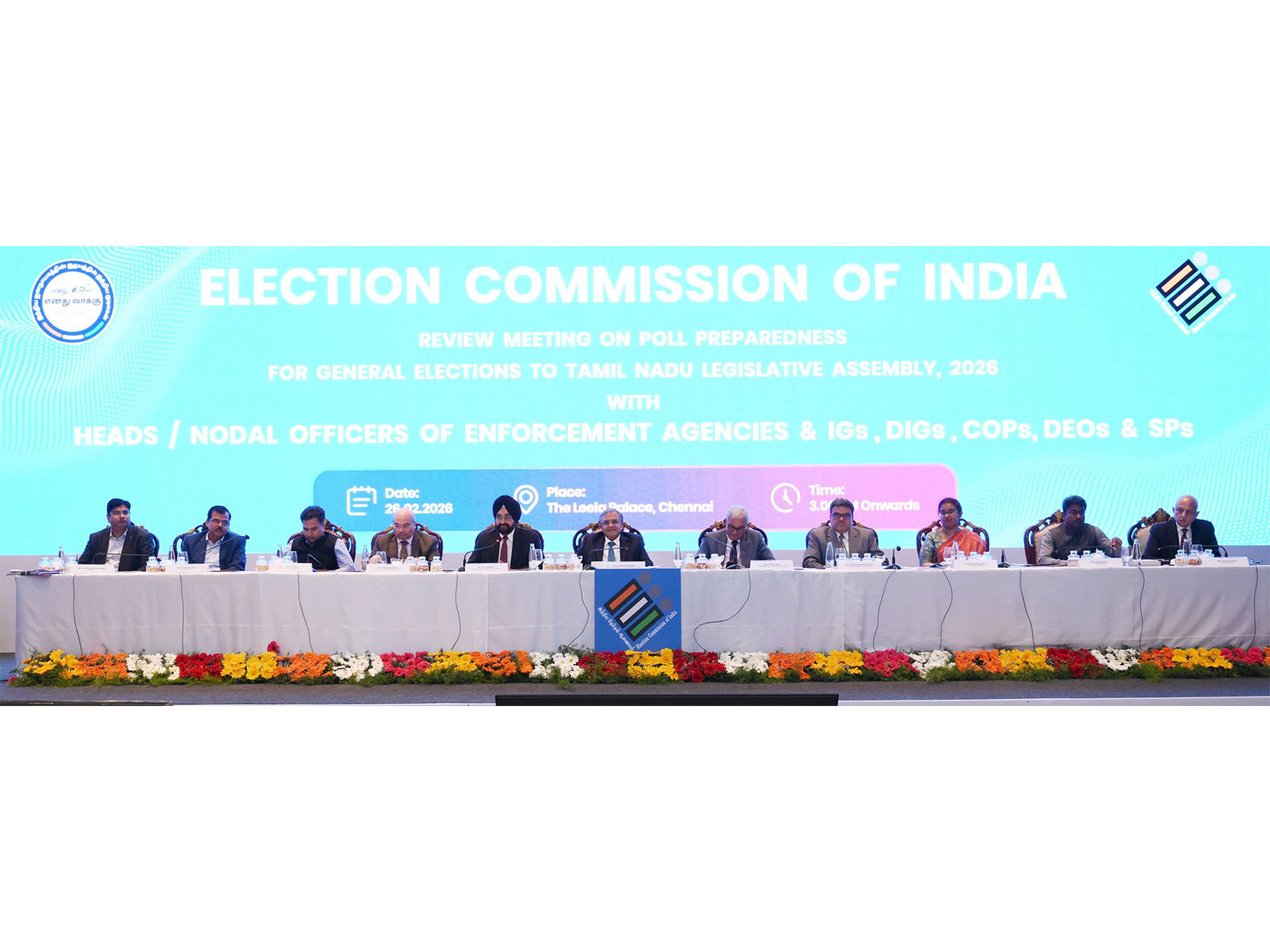 ECI reviews Tamil Nadu poll preparedness in Chennai (Photo/@TNelectionsCEO)