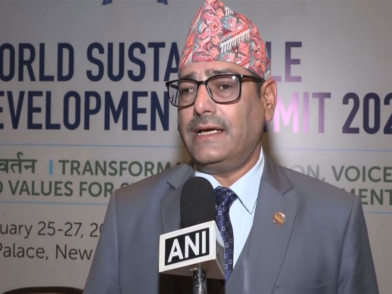 Nepal’s Minister for Forests and Environment, Madhav Prasad Chaulagain (Photo/ANI)