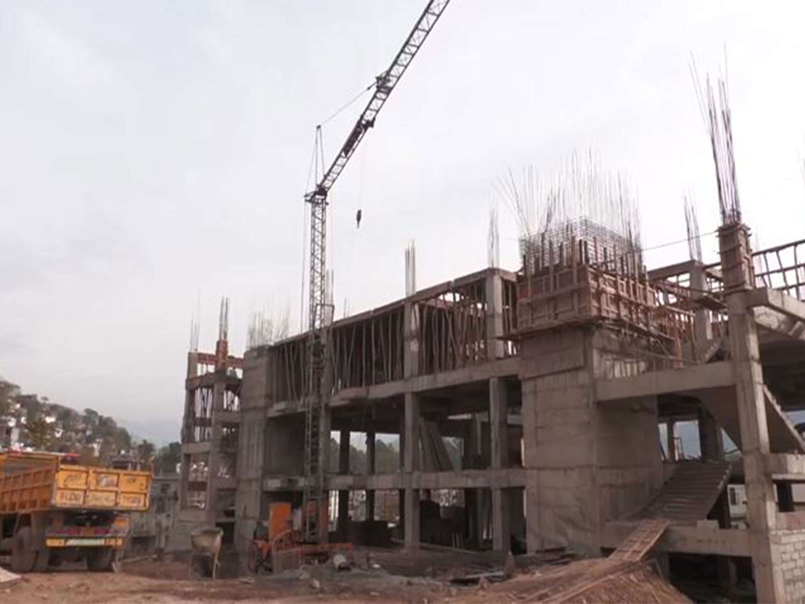 Construction of the PM Critical Care Block is underway in the Poonch (Photo/ANI)