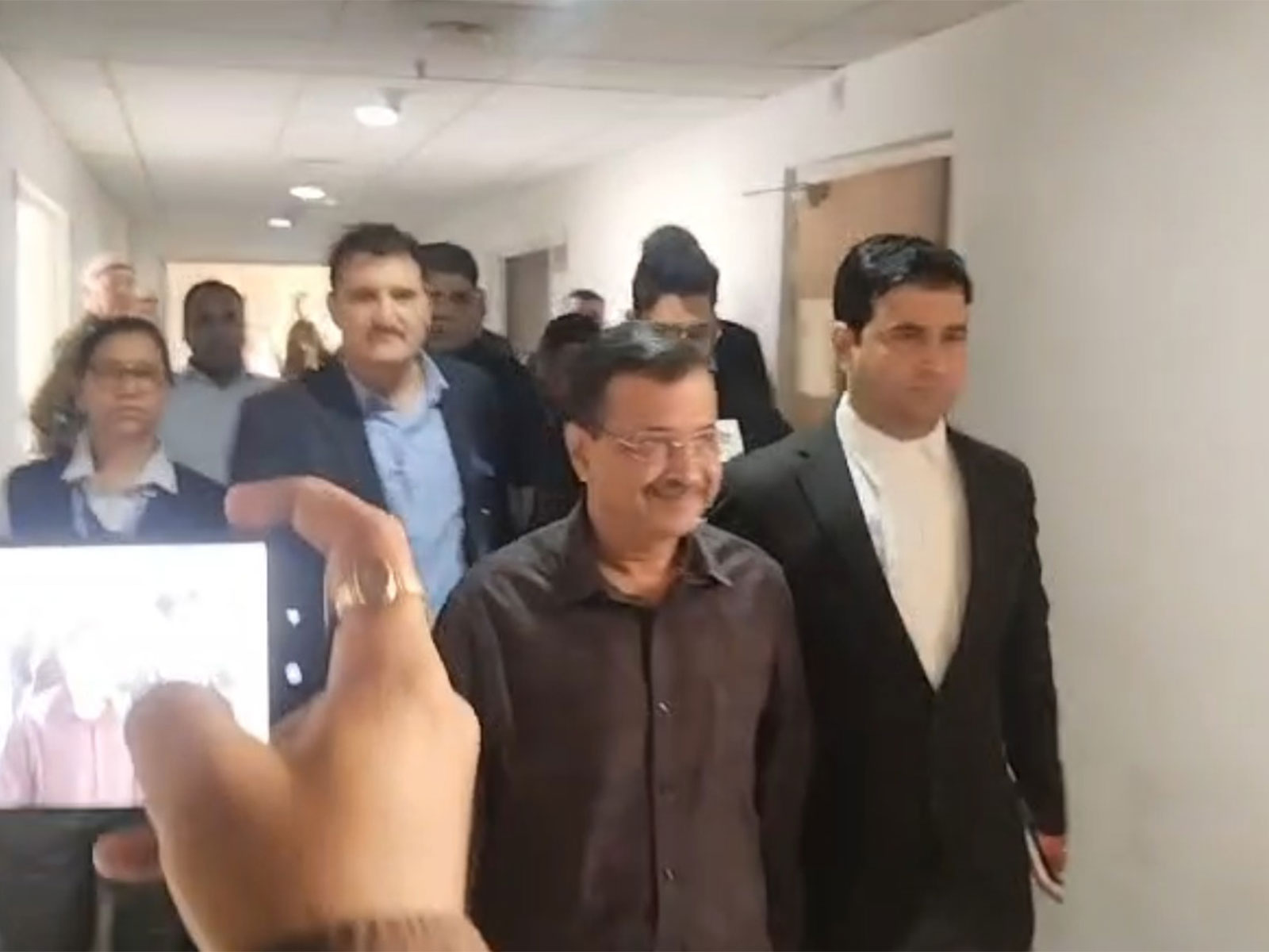Arvind Kejriwal seen at the Rouse Avenue Court (Photo/ANI)