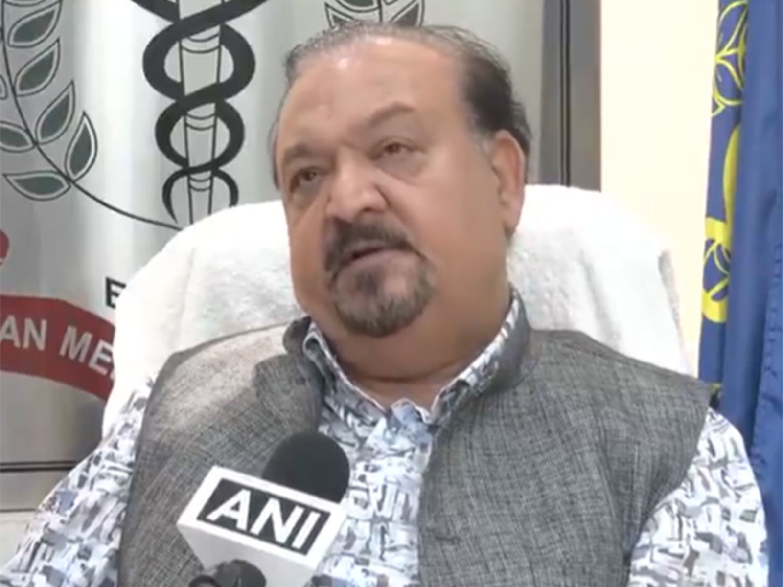 IMA President Dr Anil Kumar J Nayak(ANI)