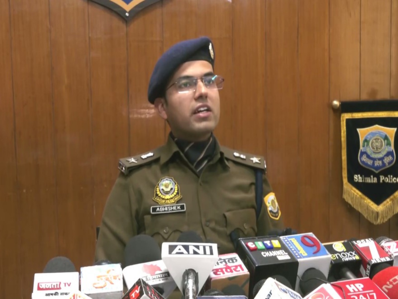 Additional SP, Shimla Police Abhishek (Photo/ANI)