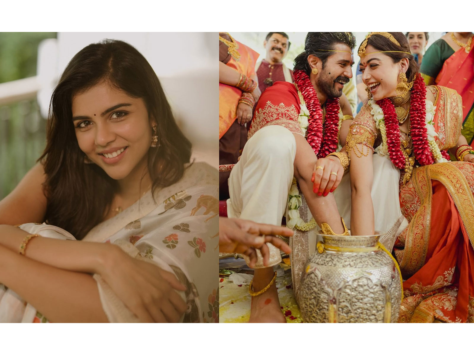 Kalyani Priyadarshan greets Rashmika, Vijay Deverakonda (Photo/Instagram@rashmika_mandanna@kalyanipriyadarshan)