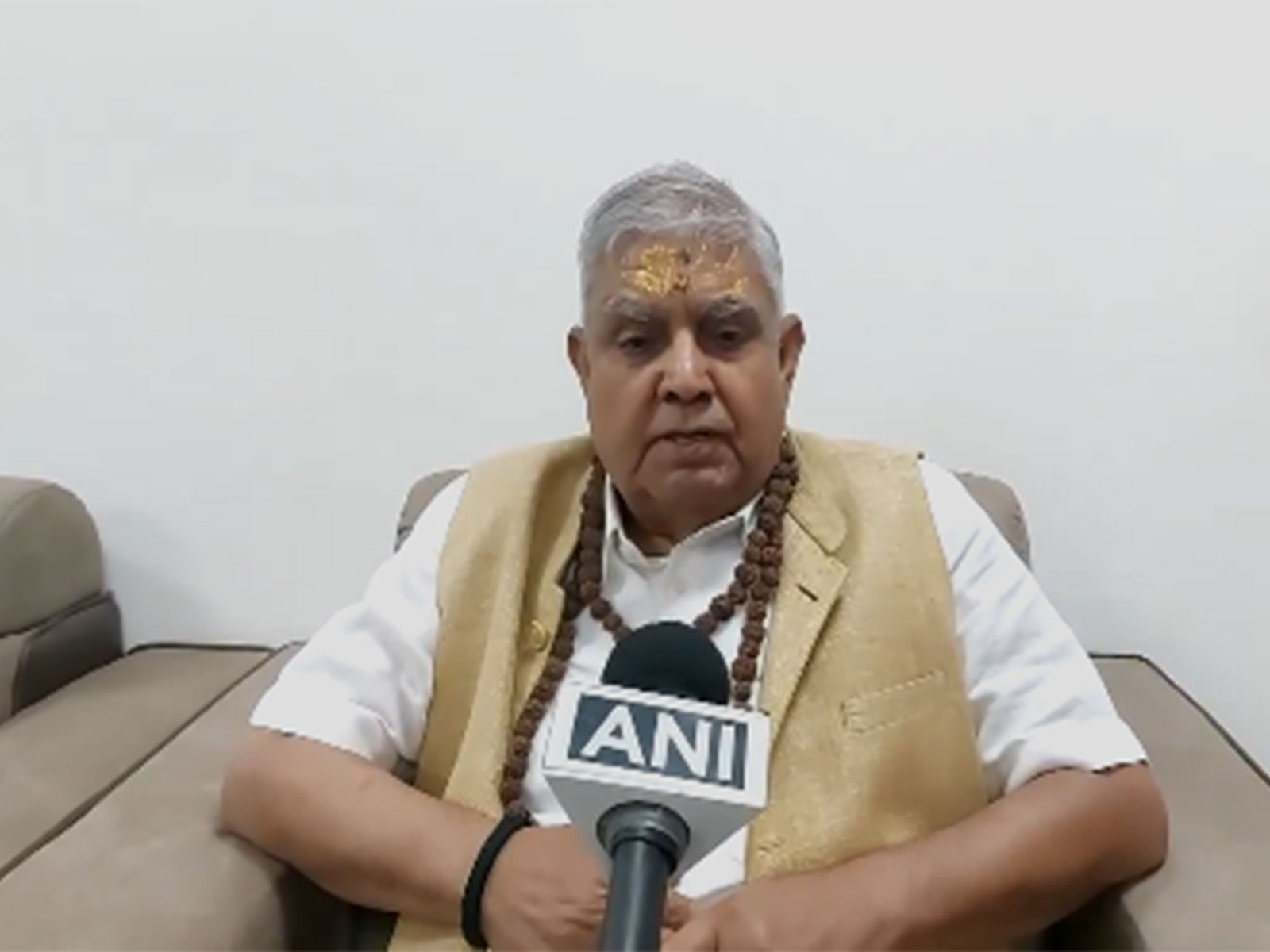 Former Vice-President of India, Jagdeep Dhankhar (photo/ANI)