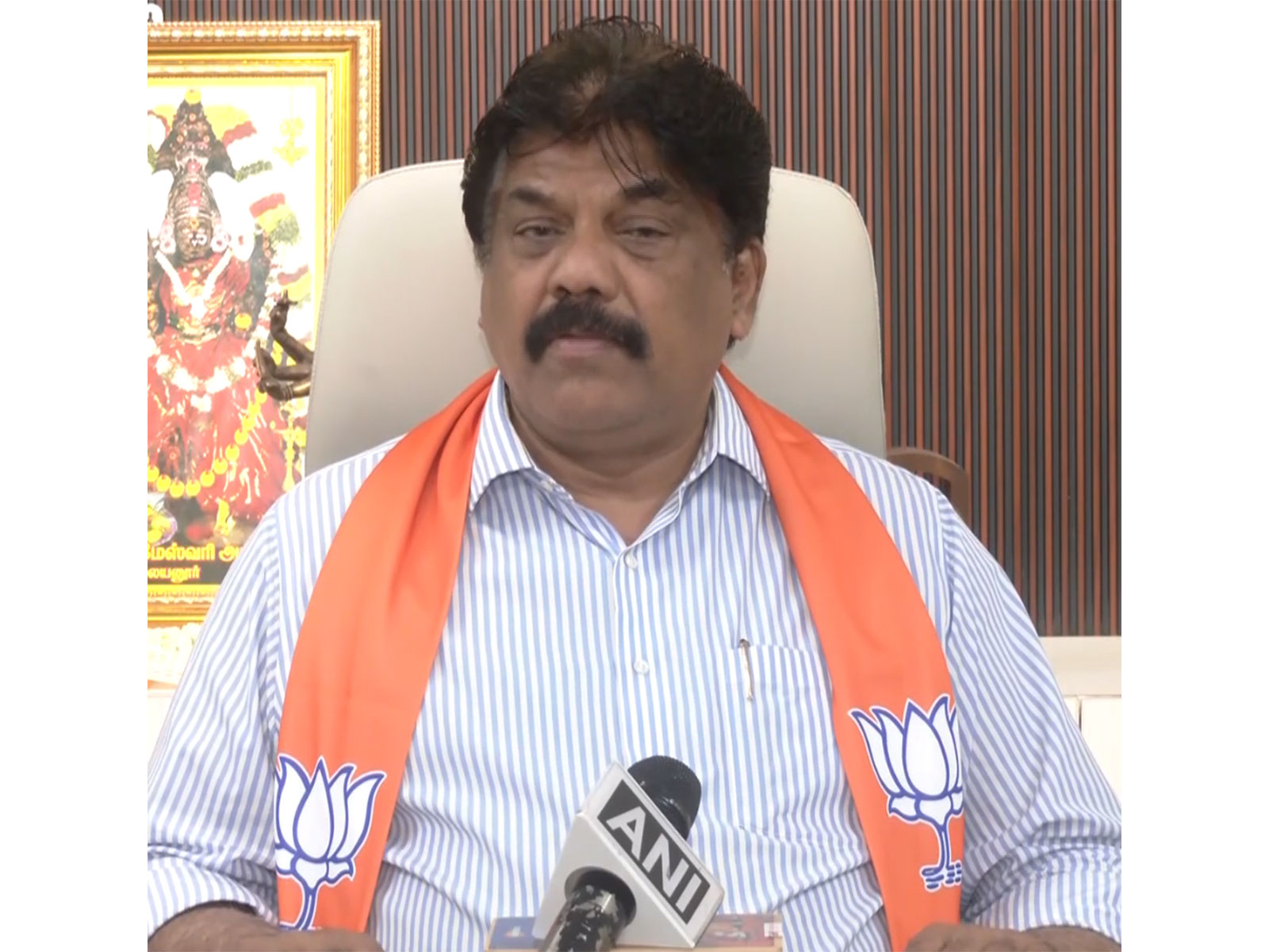Tamil Nadu BJP Vice President Jayaprakash (Photo/ANI)