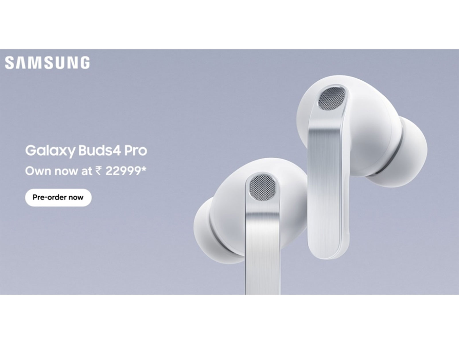 Samsung Galaxy Buds4 Pro (Image courtesy: Samsung)
