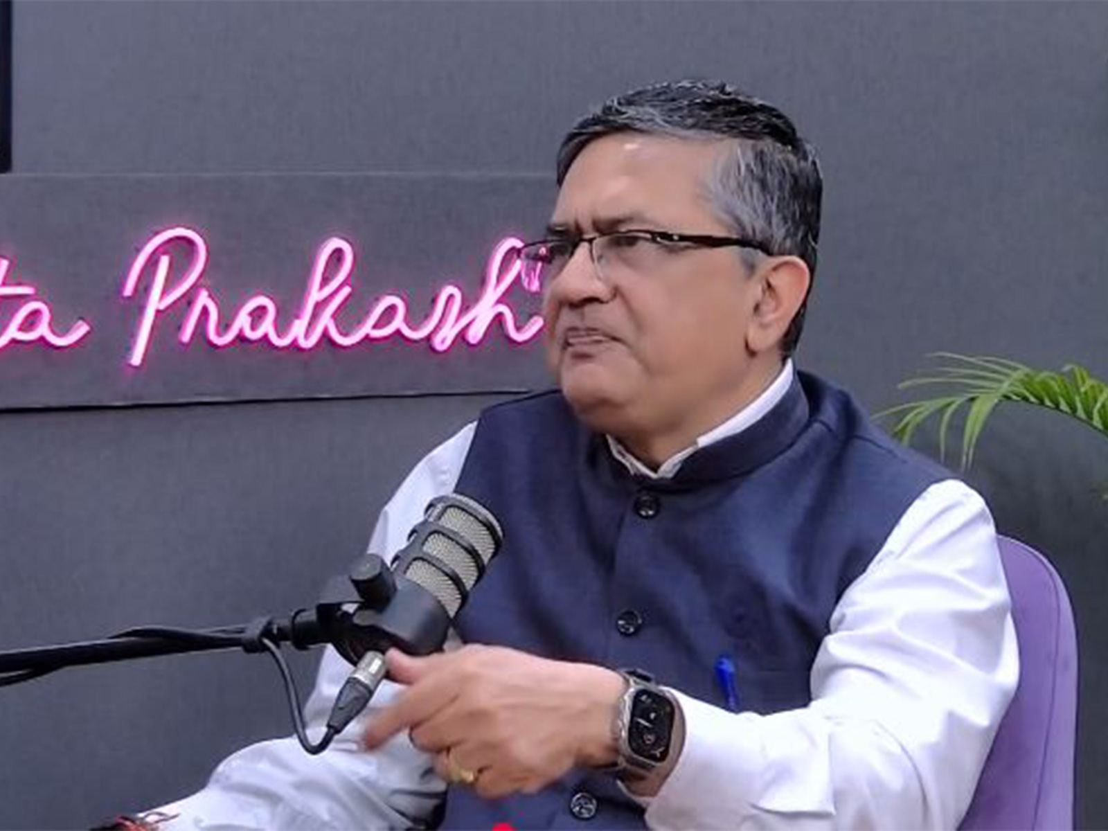 Ashish Chauhan, MD and CEO of National Stock Exchange (Image: ANI)