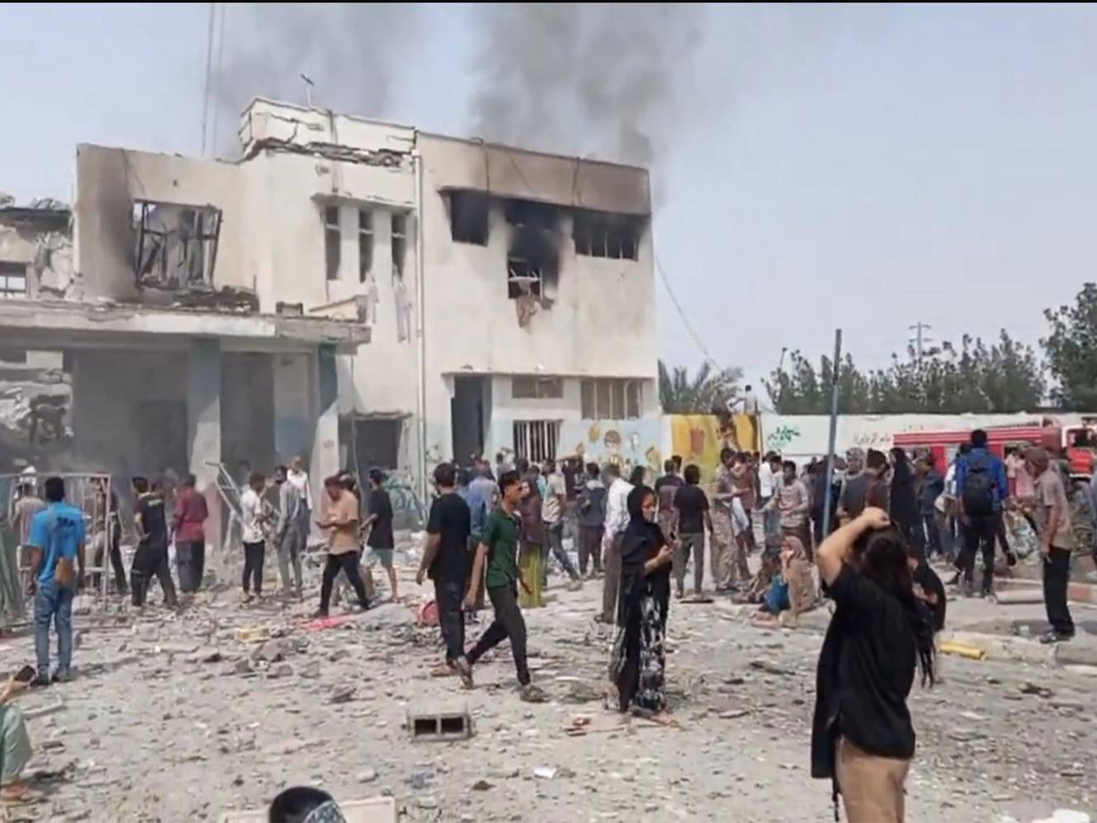 Visuals from the scene of the strikes (Photo: X@araghchi)