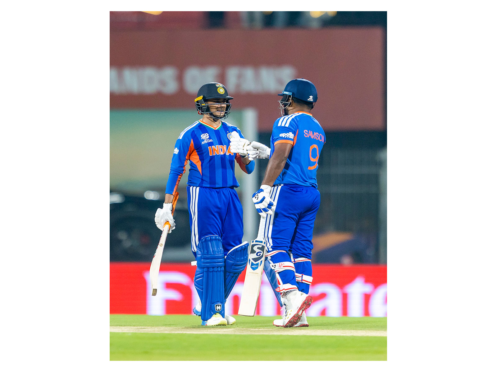 Abhishek Sharma and Sanju Samson. (Photo/ANI)