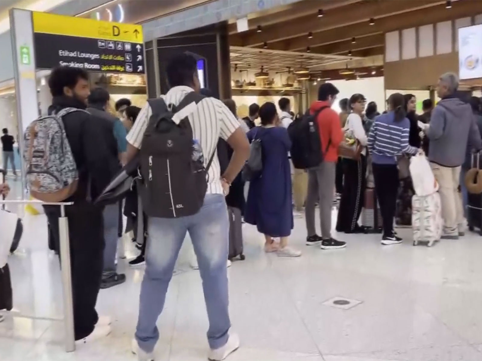 Visuals from Abu Dhabi Airport (Photo/ANI)