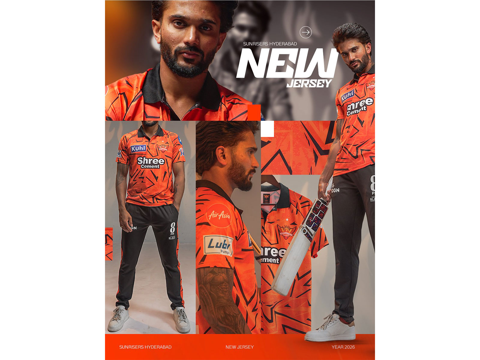 The new Sunrisers Hyderabad jersey. (Photo: @SunRisers X) The new Sunrisers Hyderabad jersey. (Photo: @SunRisers X)