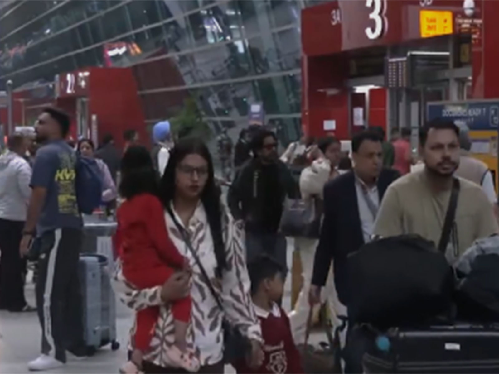 Visuals from Delhi Airport (photo/ANI)