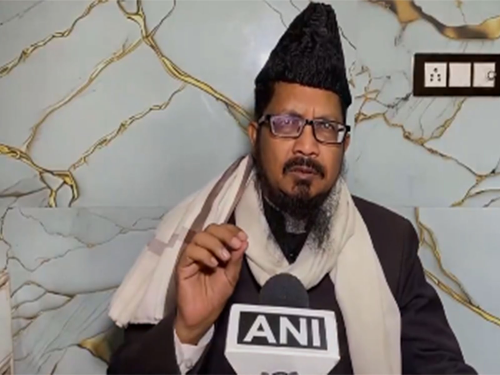 All India Muslim Jamaat National President Maulana Shahabuddin Razvi Barelvi (photo/ANI)
