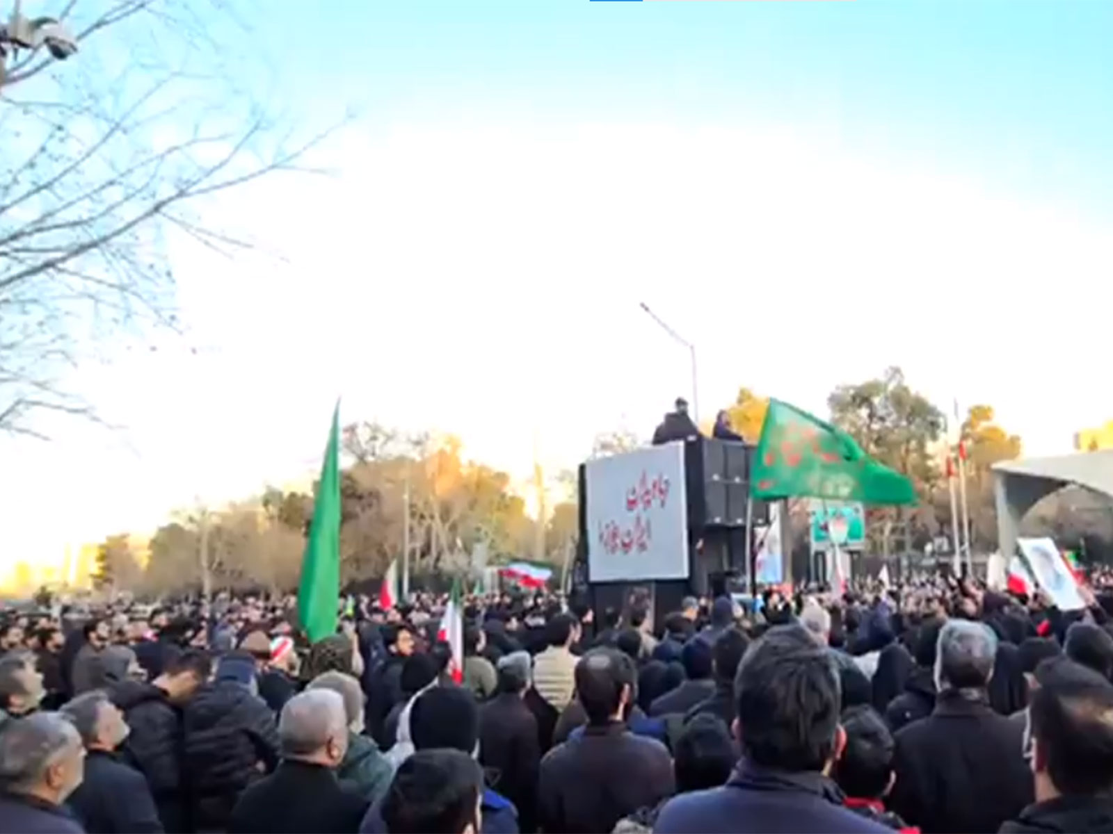 Tehran mourners gather at university after Khamenei killed in airstrikes (Photo/IRIB)