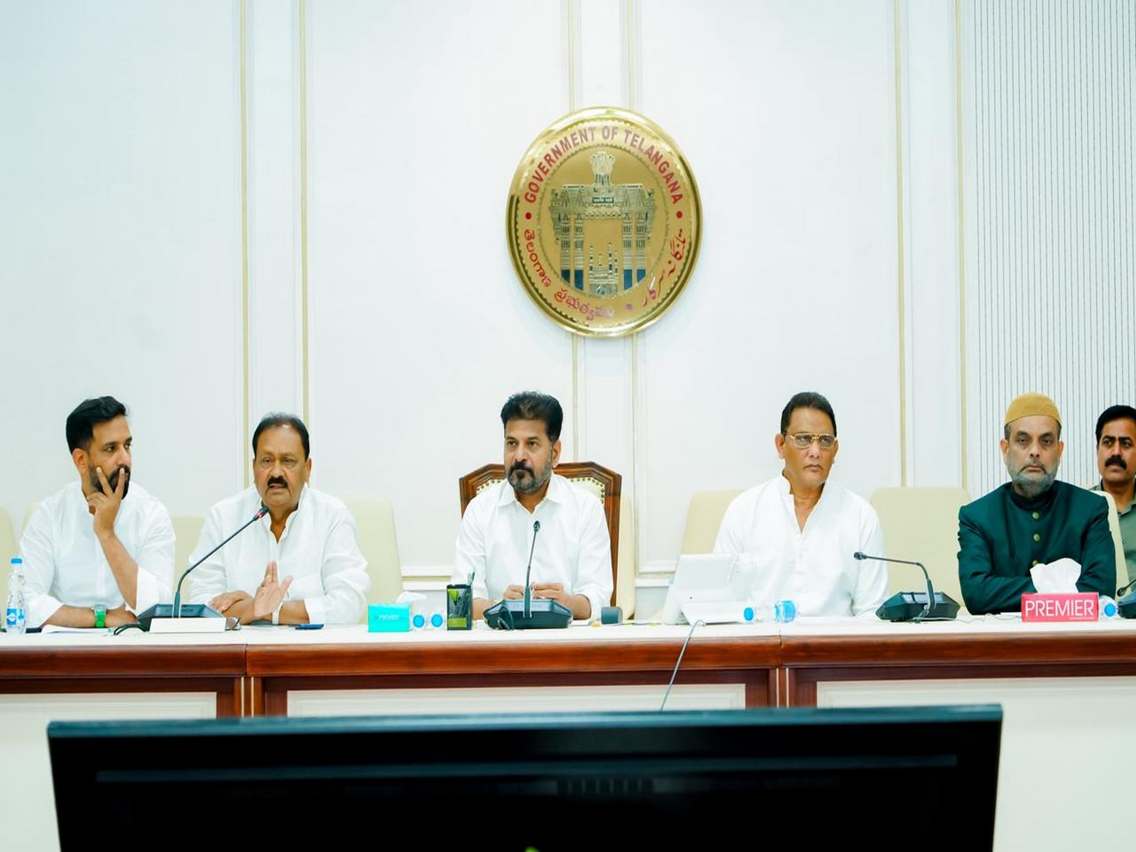 Telangana CM Revanth Reddy holds a high-level review (Photo/ANI)