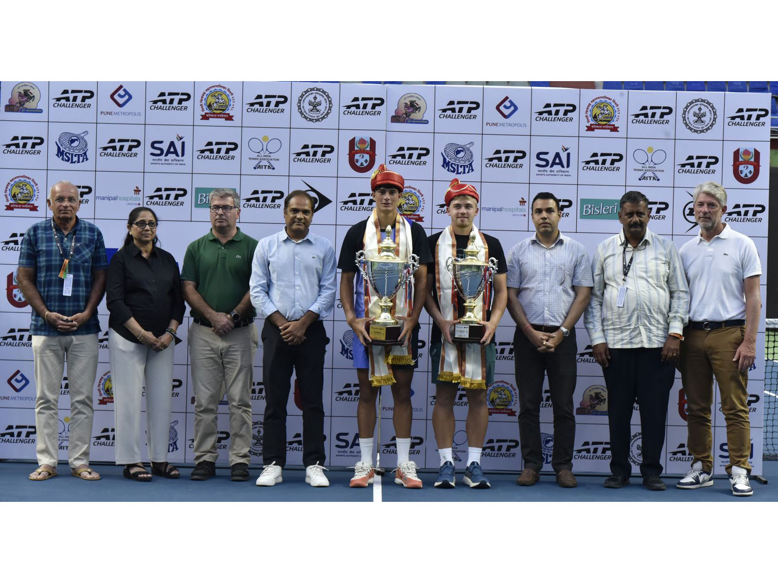 Federico Cina clinches MahaOpen ATP Challenger 75 Men’s Tennis Championship. (Photo/MahaOpen ATP Challenger) Federico Cina clinches MahaOpen ATP Challenger 75 Men’s Tennis Championship. (Photo/MahaOpen ATP Challenger)
