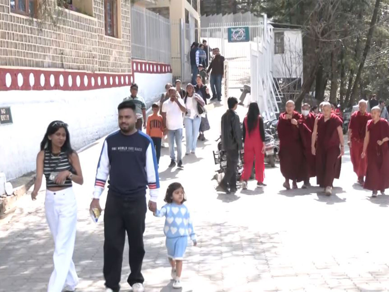 Visuals from Himachal Pradesh’s Dharamshala (Photo/ANI)