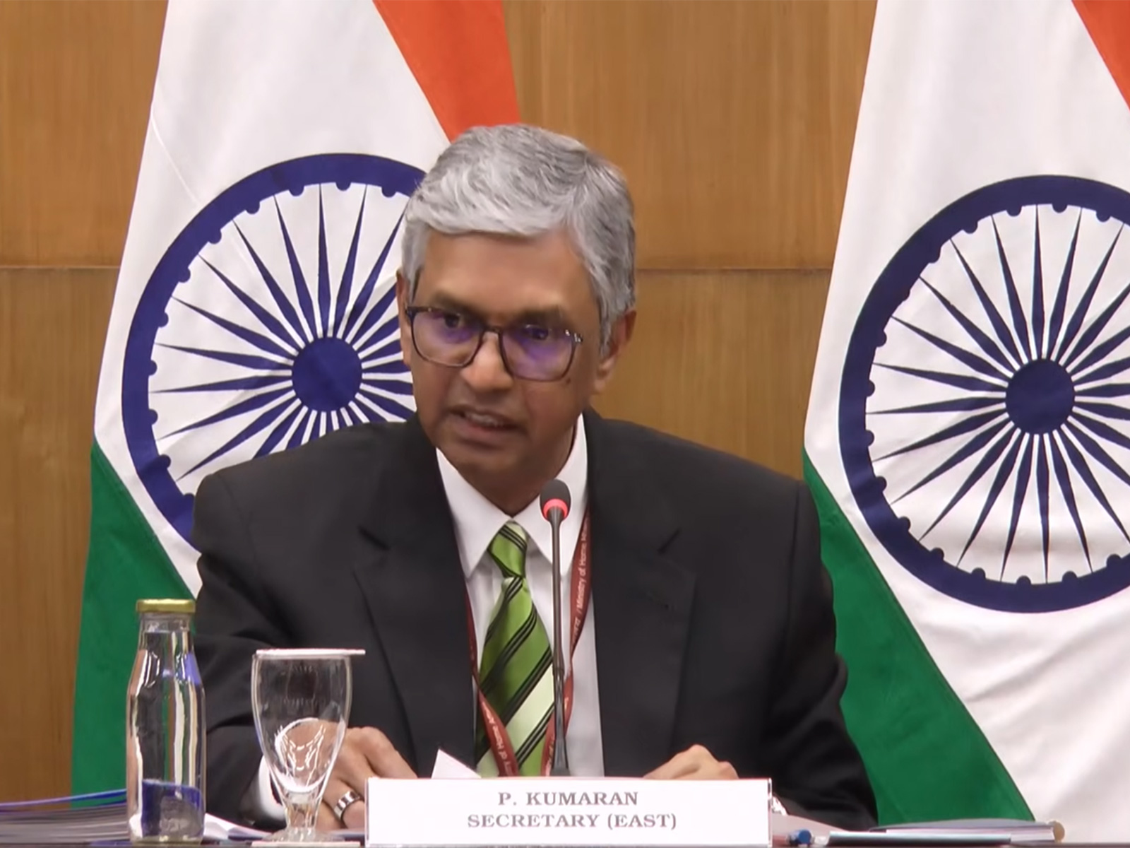 P Kumaran, Ministry of External Affairs Secretary (East) (Photo: YouTube@Ministry of External Affairs, India)