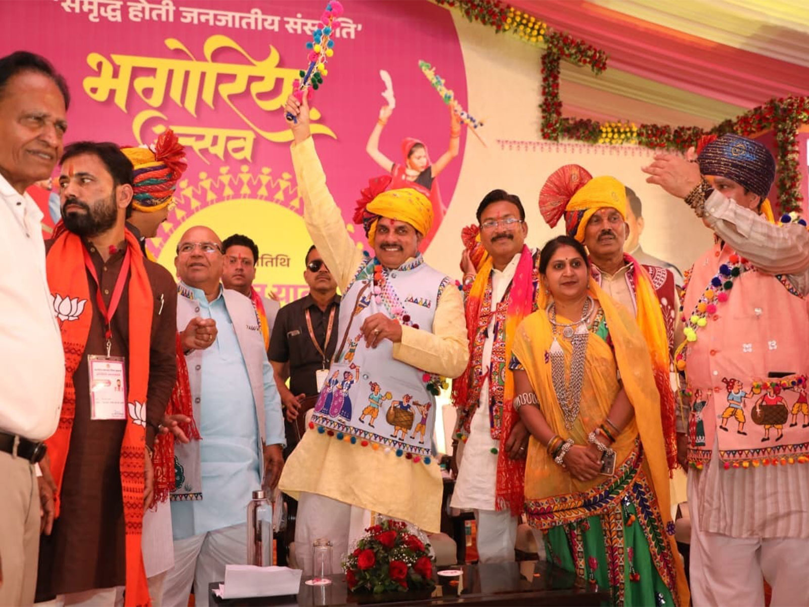 MP CM Mohan Yadav participates in Bhagoriya fest in Barwani (Photo/DPR)