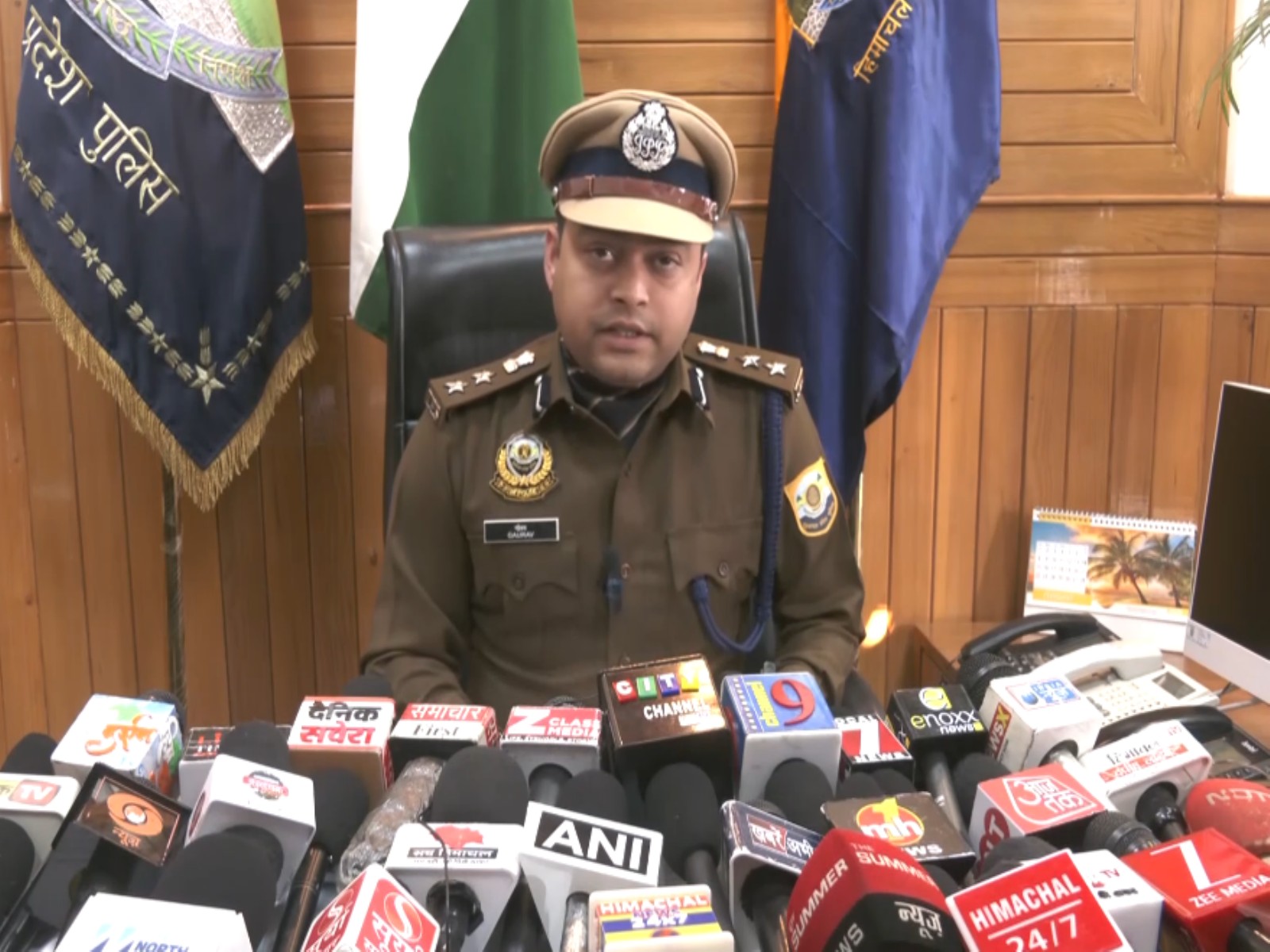 Shimla Superintendent of Police Gaurav Singh (Photo/ANI)