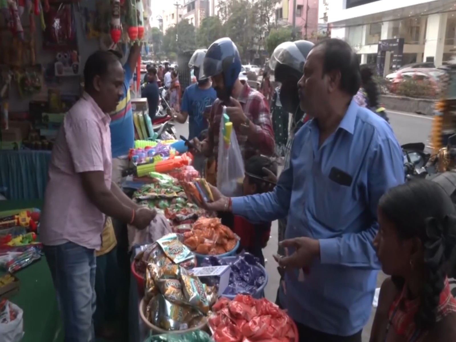 Visuals from Hyderabad market (Photo/ANI) Visuals from Hyderabad market (Photo/ANI)