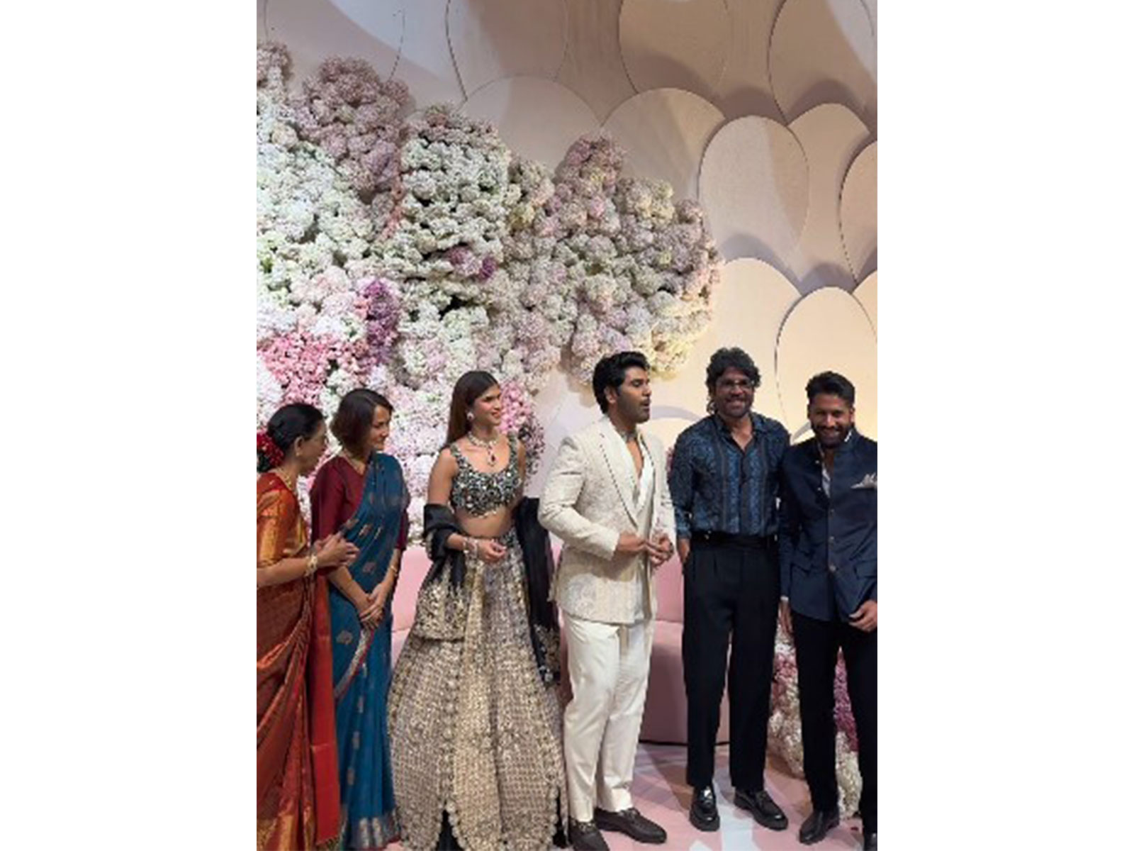 Nagarjuna at pre-wedding function of Allu Sirish and Nayanika (Image source: Allu Sirish's team)