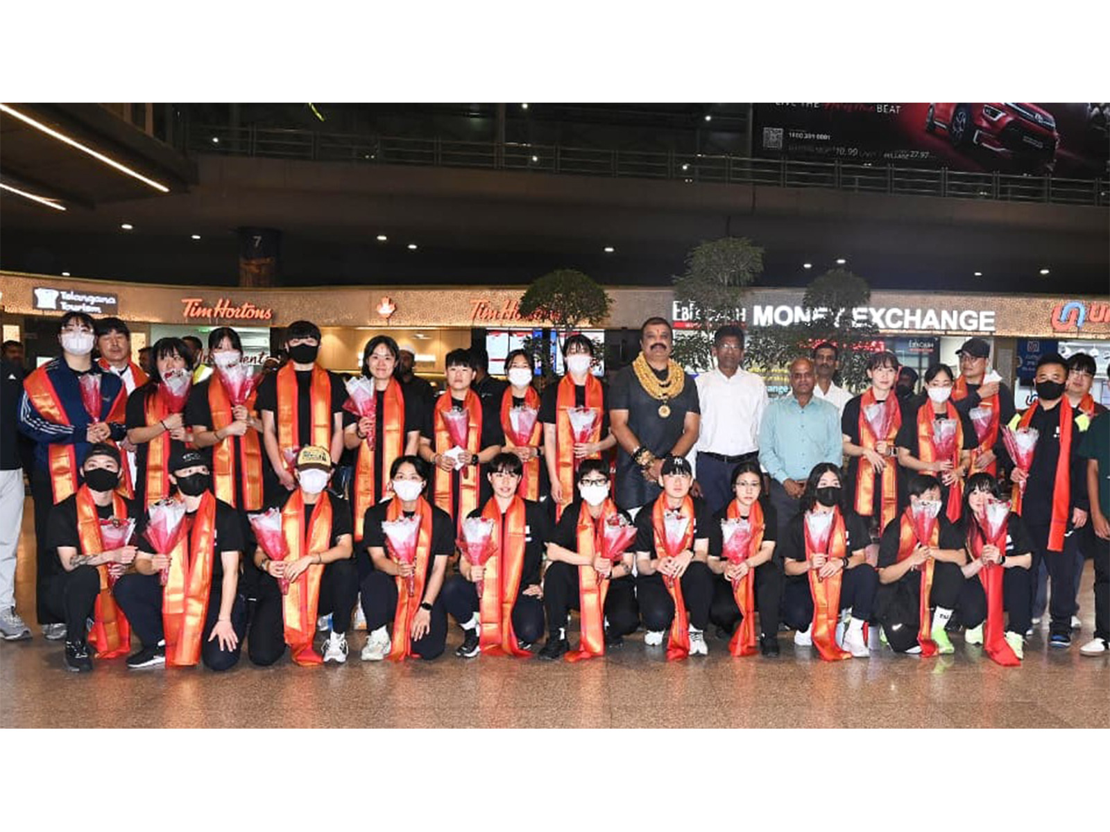 Team Korea in Hyderabad. (Photo/Hockey India) Team Korea in Hyderabad. (Photo/Hockey India)