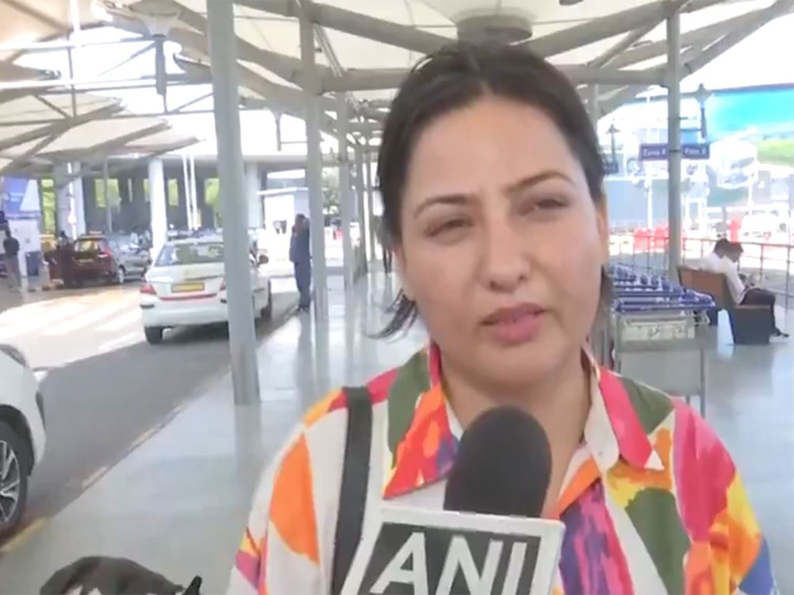 A passenger at the IGI Airport Delhi (Photo/ANI)