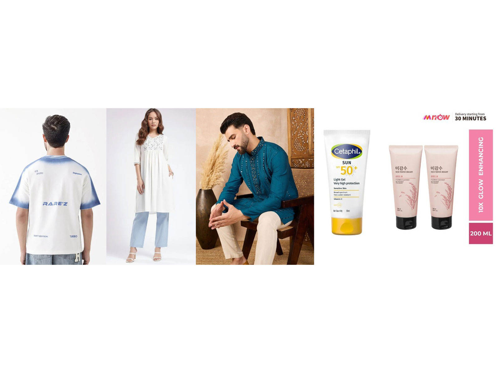 From Colour Play to After-Party Style, Holi looks from Myntra’s M-Now that keep up with every plan
