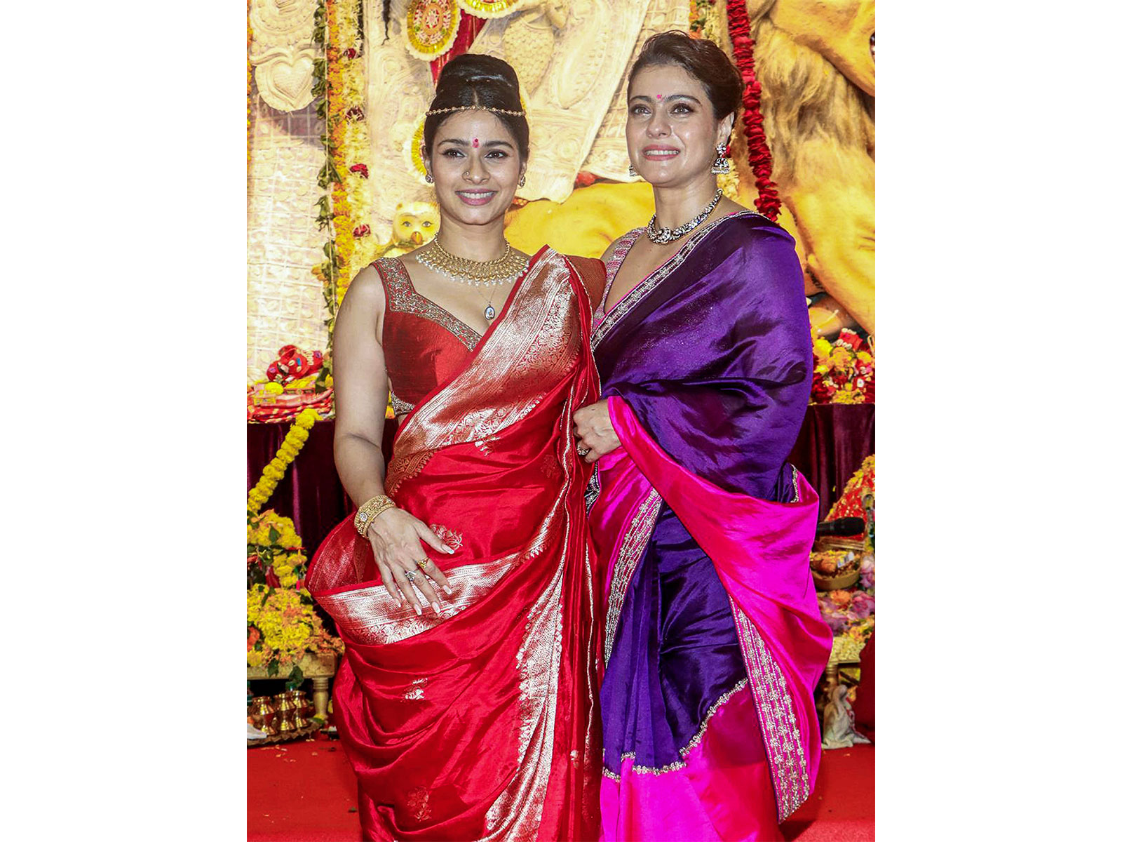 Kajol, Tanishaa (Photo/ANI) Kajol, Tanishaa (Photo/ANI)