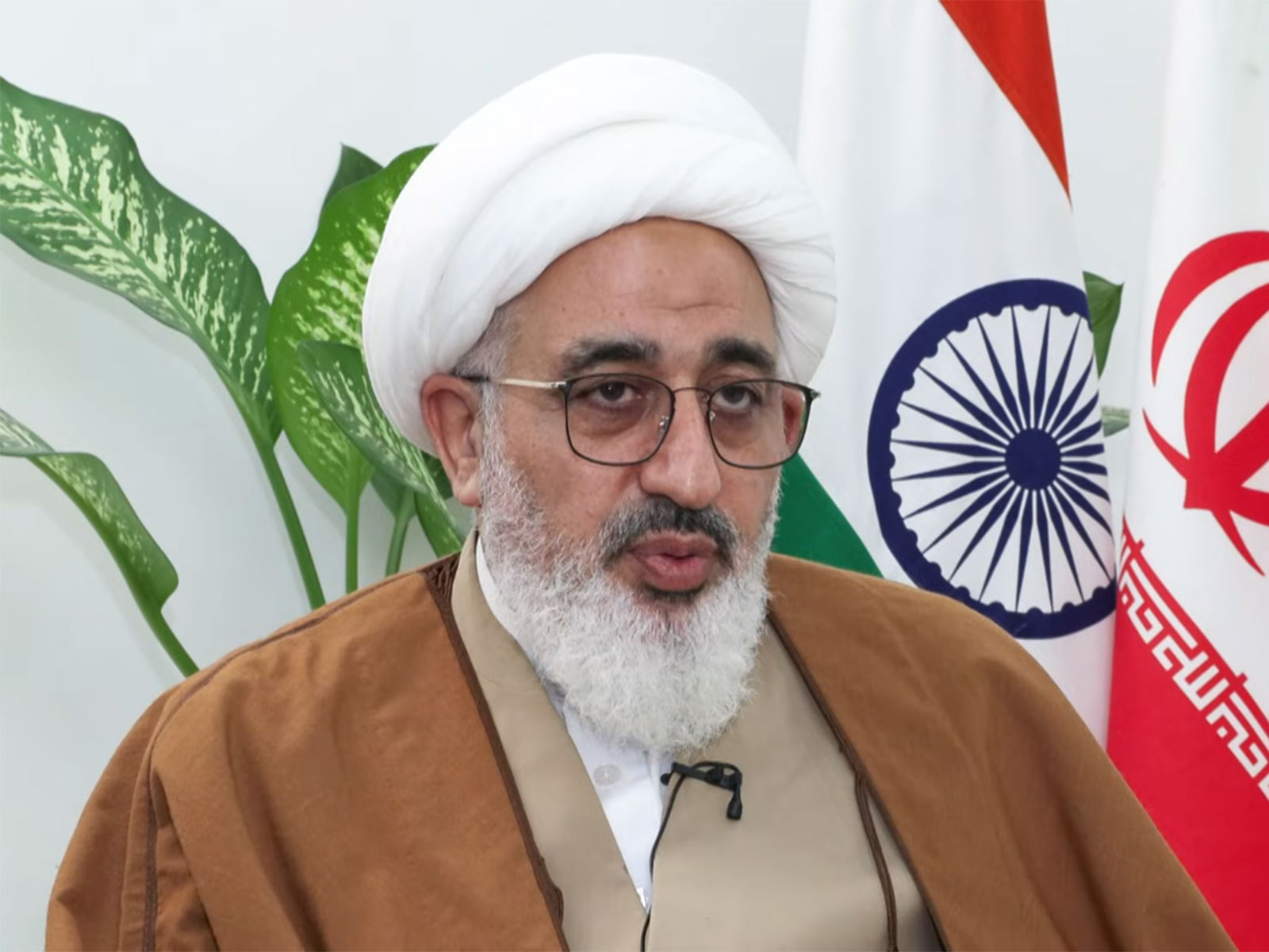 Abdul Majeed Hakeem Ilahi, Special representative of the supreme leader of Iran (Photo/ANI) Abdul Majeed Hakeem Ilahi, Special representative of the supreme leader of Iran (Photo/ANI)