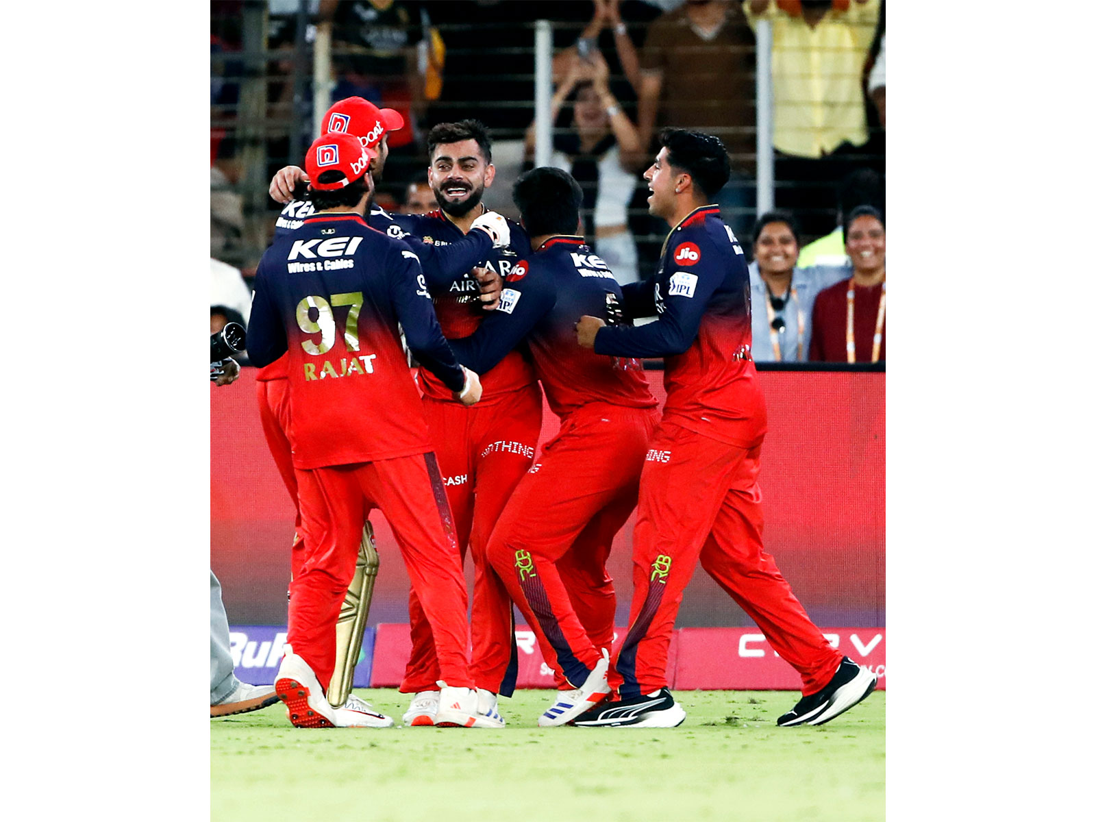 RCB players celebrating IPL 2025 final win (Photo: ANI) RCB players celebrating IPL 2025 final win (Photo: ANI)