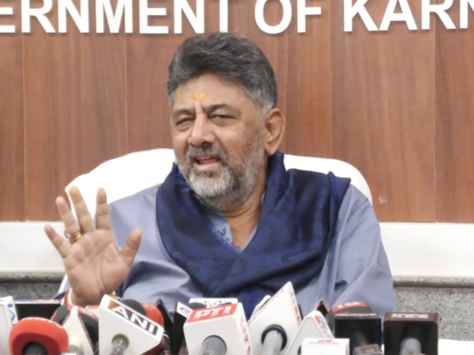 Karnataka Deputy Chief Minister DK Shivakumar (Photo/ANI)